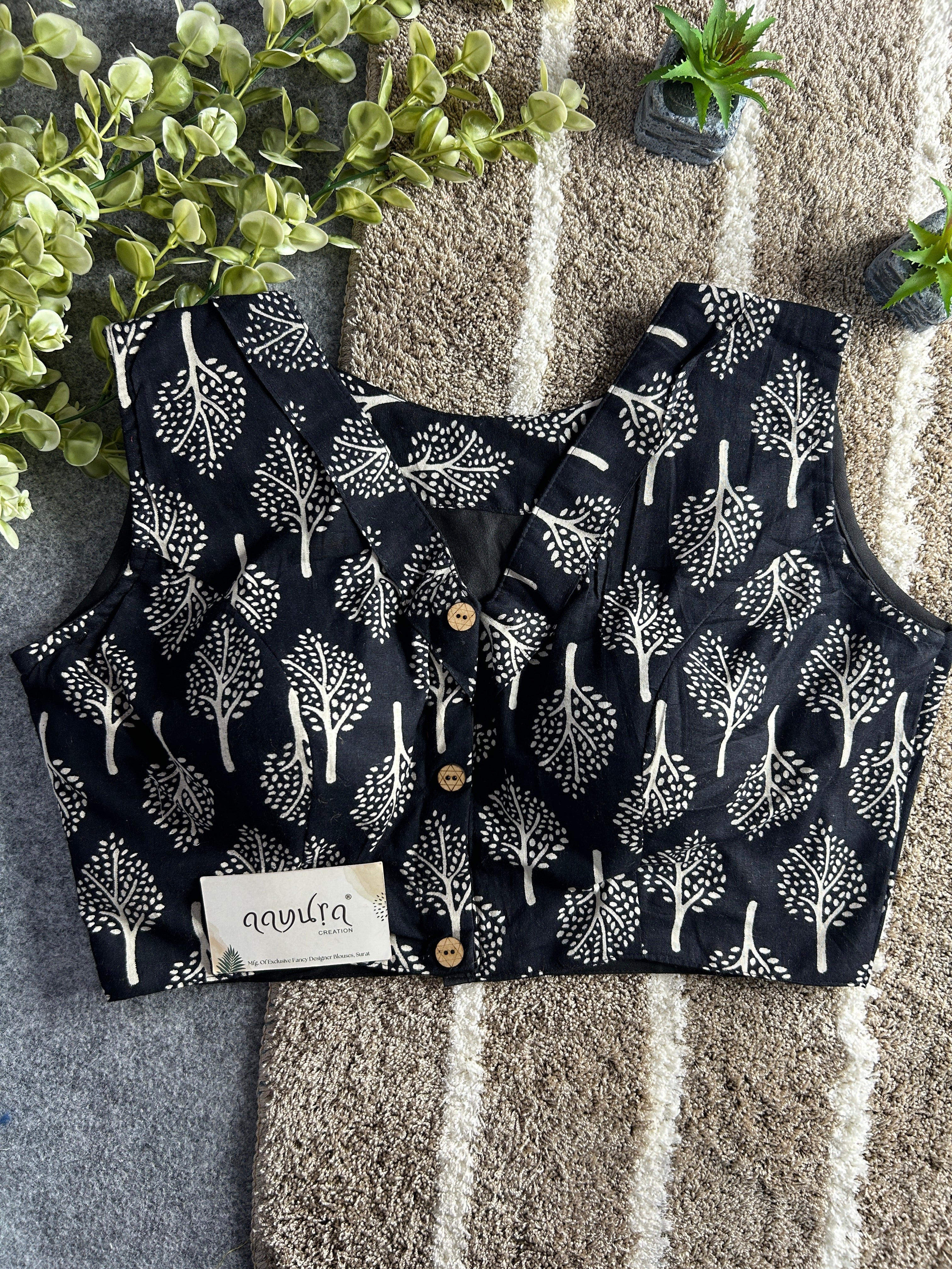 Cotton Coller Blouse