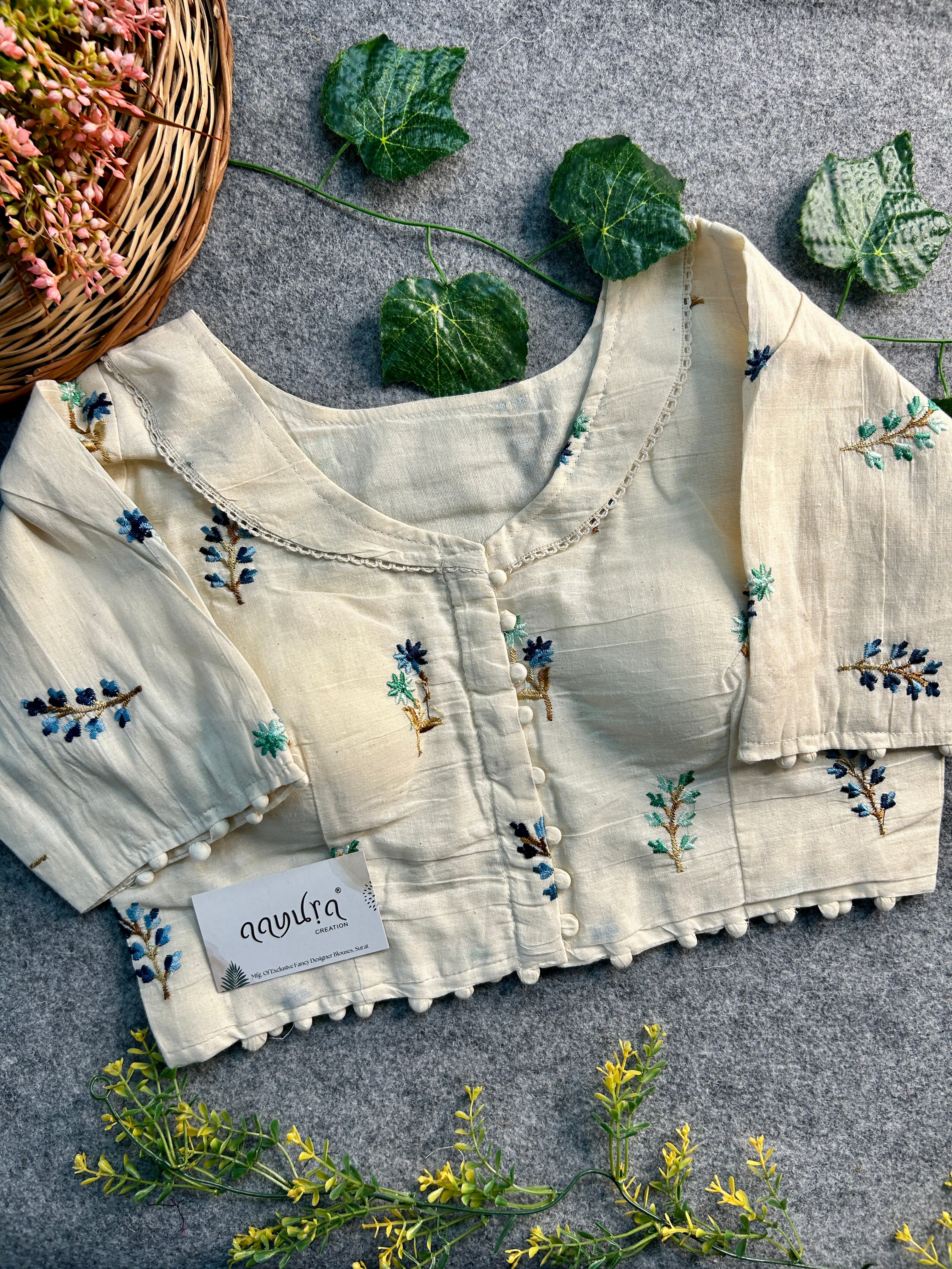 Khadi Cotton Blouse