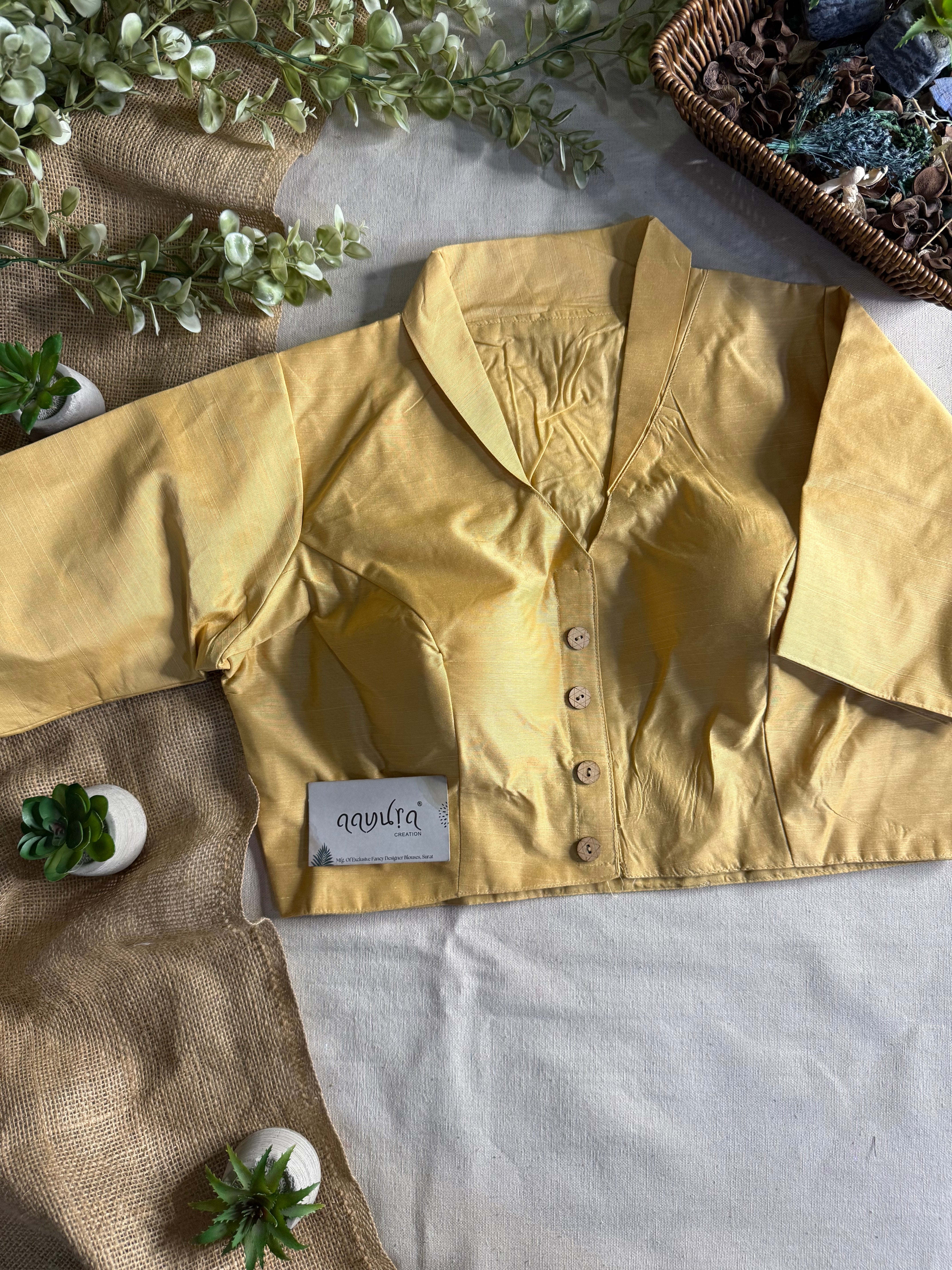 Banglori Cotton Collar Neck Blouse