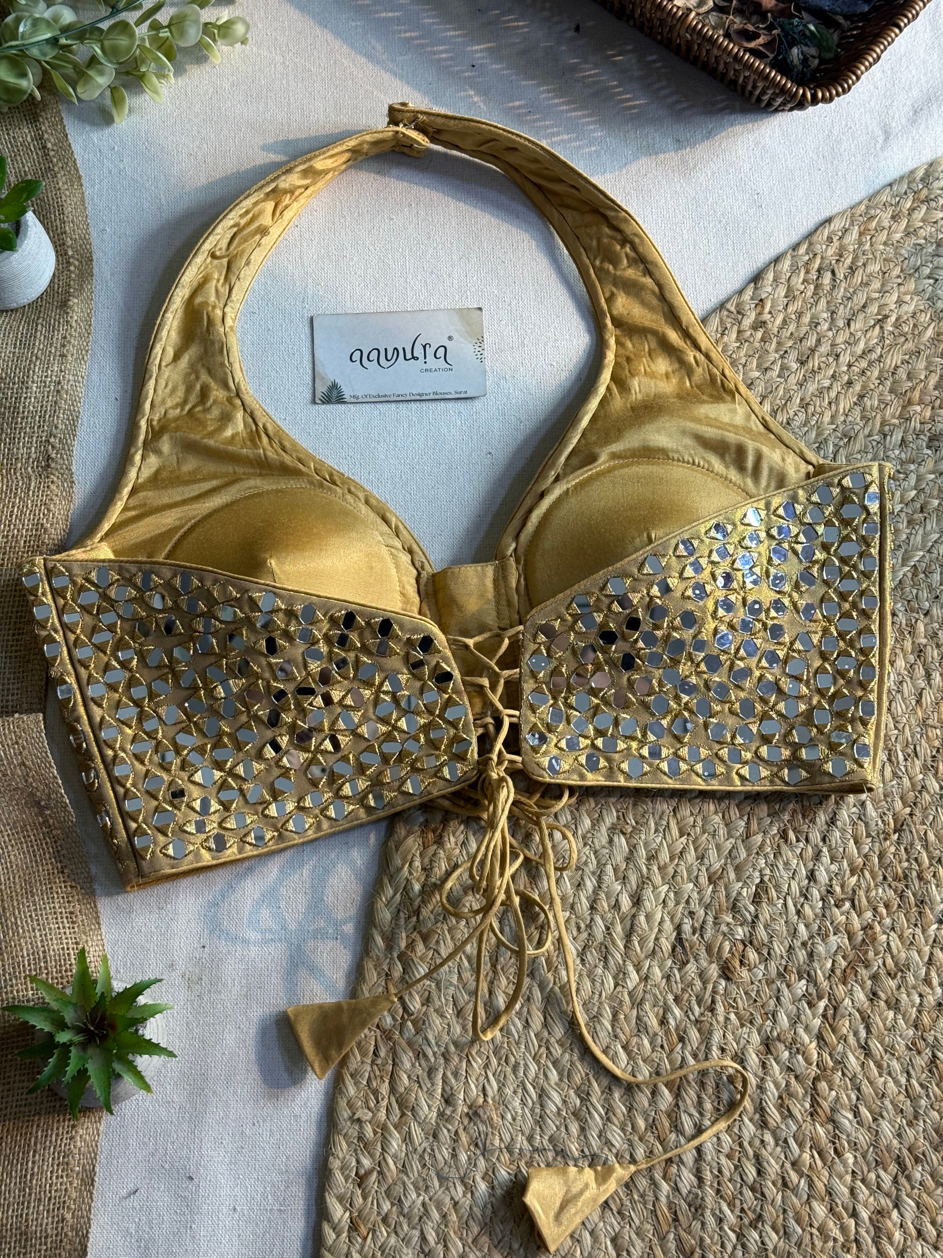 Mirror Muse Halter Blouse