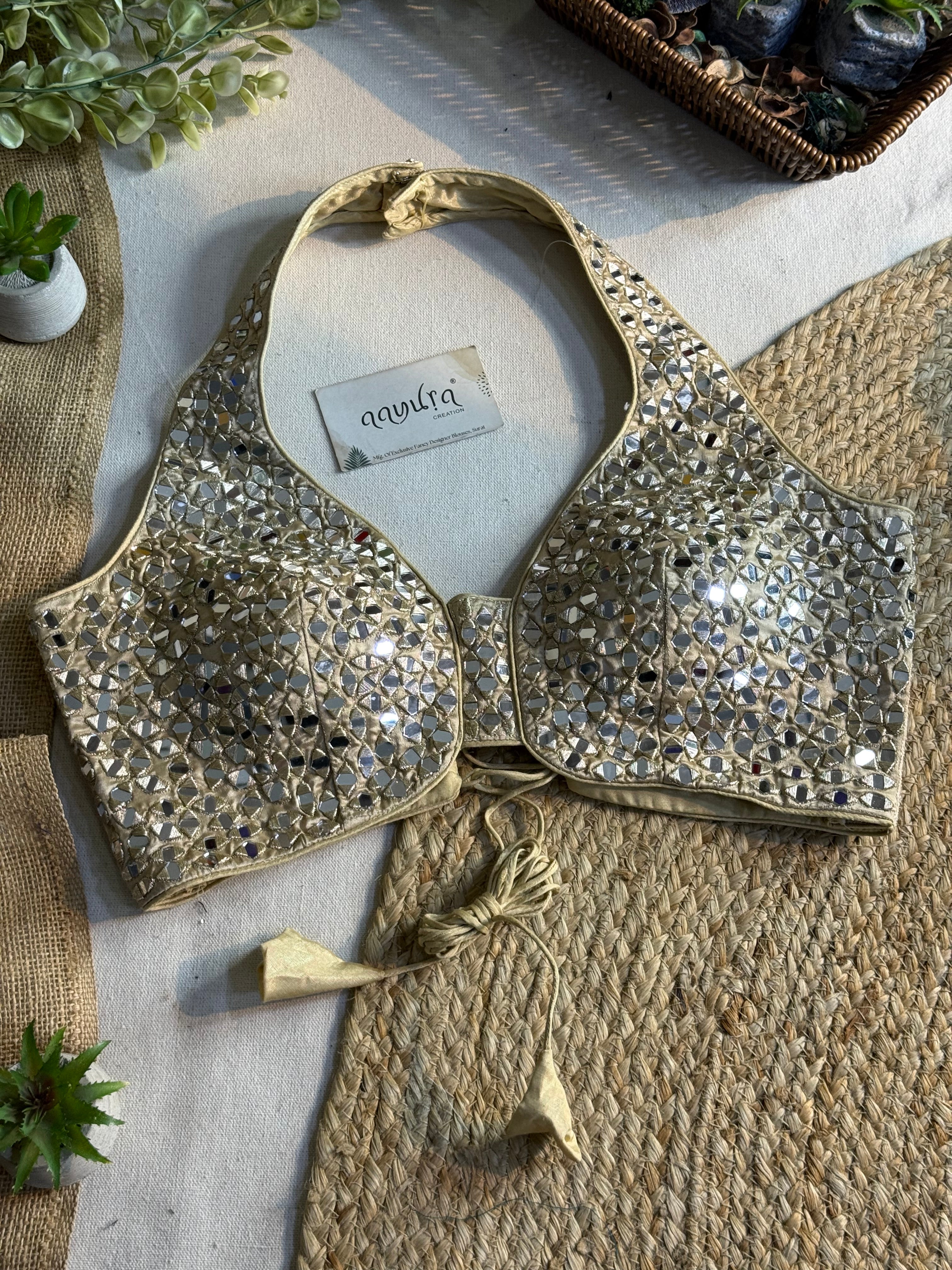 Mirror Muse Halter Blouse