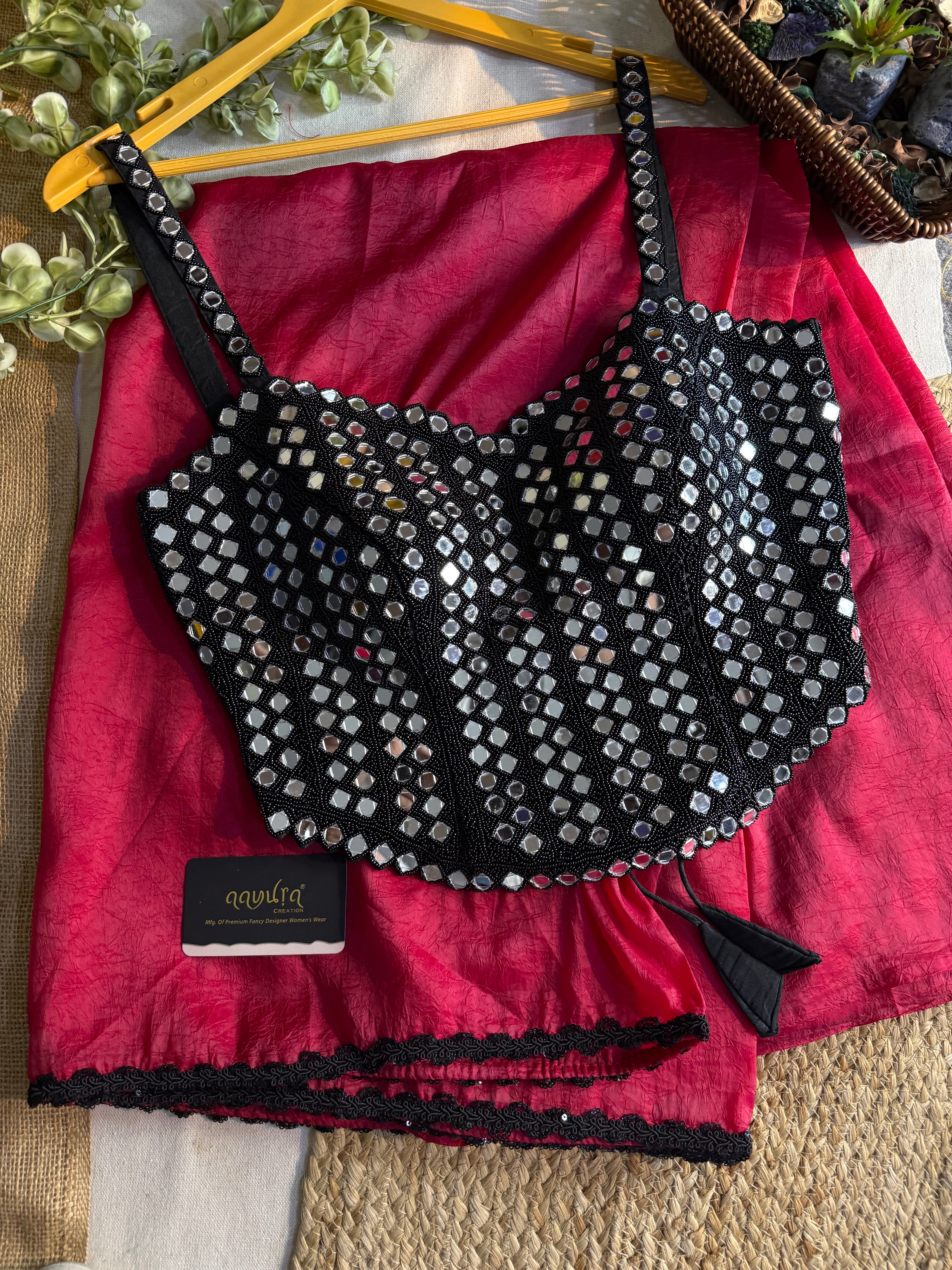 Aayna Handcrafted Saree Set