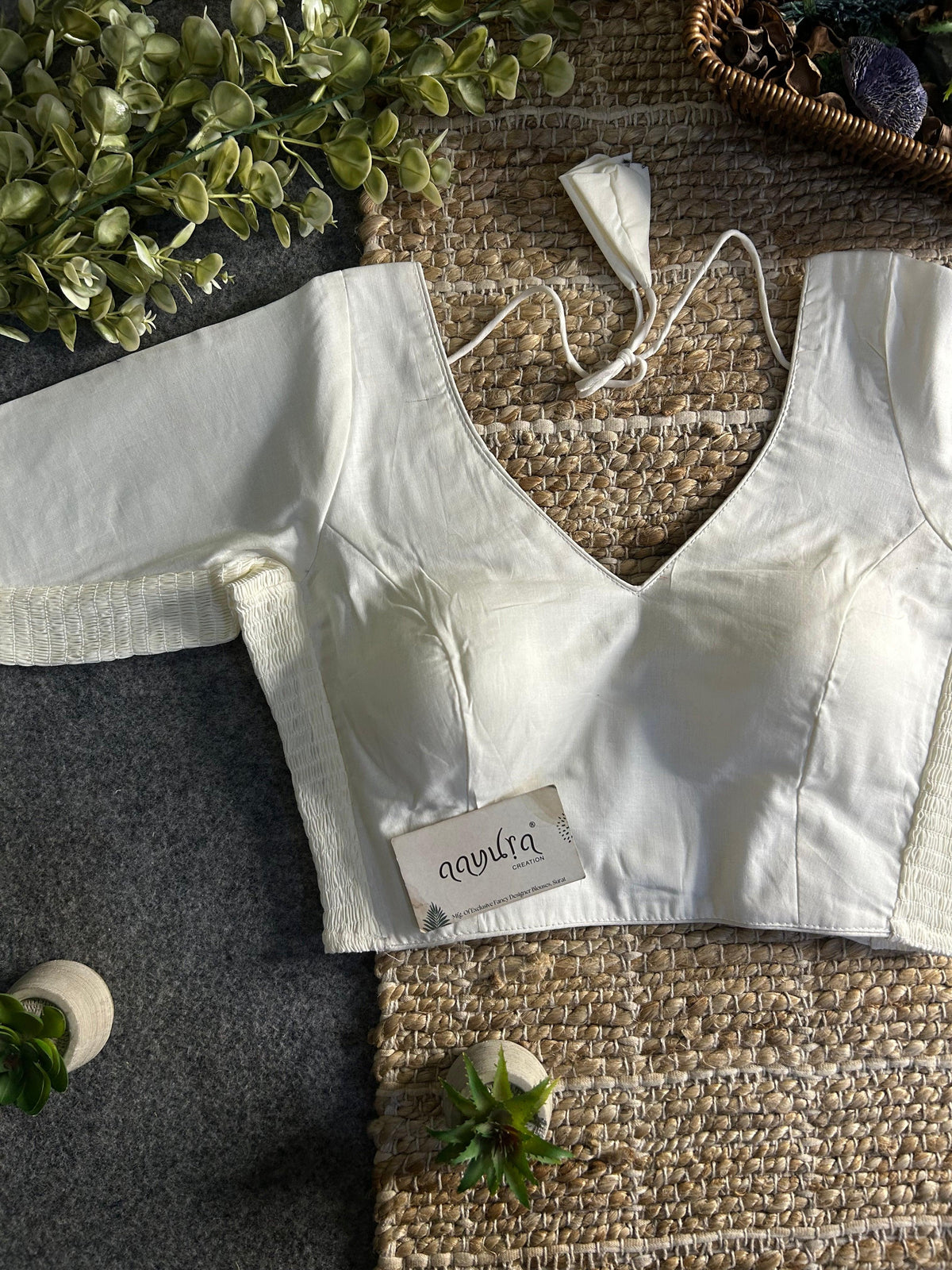 Comfort Fit Cotton Blouse