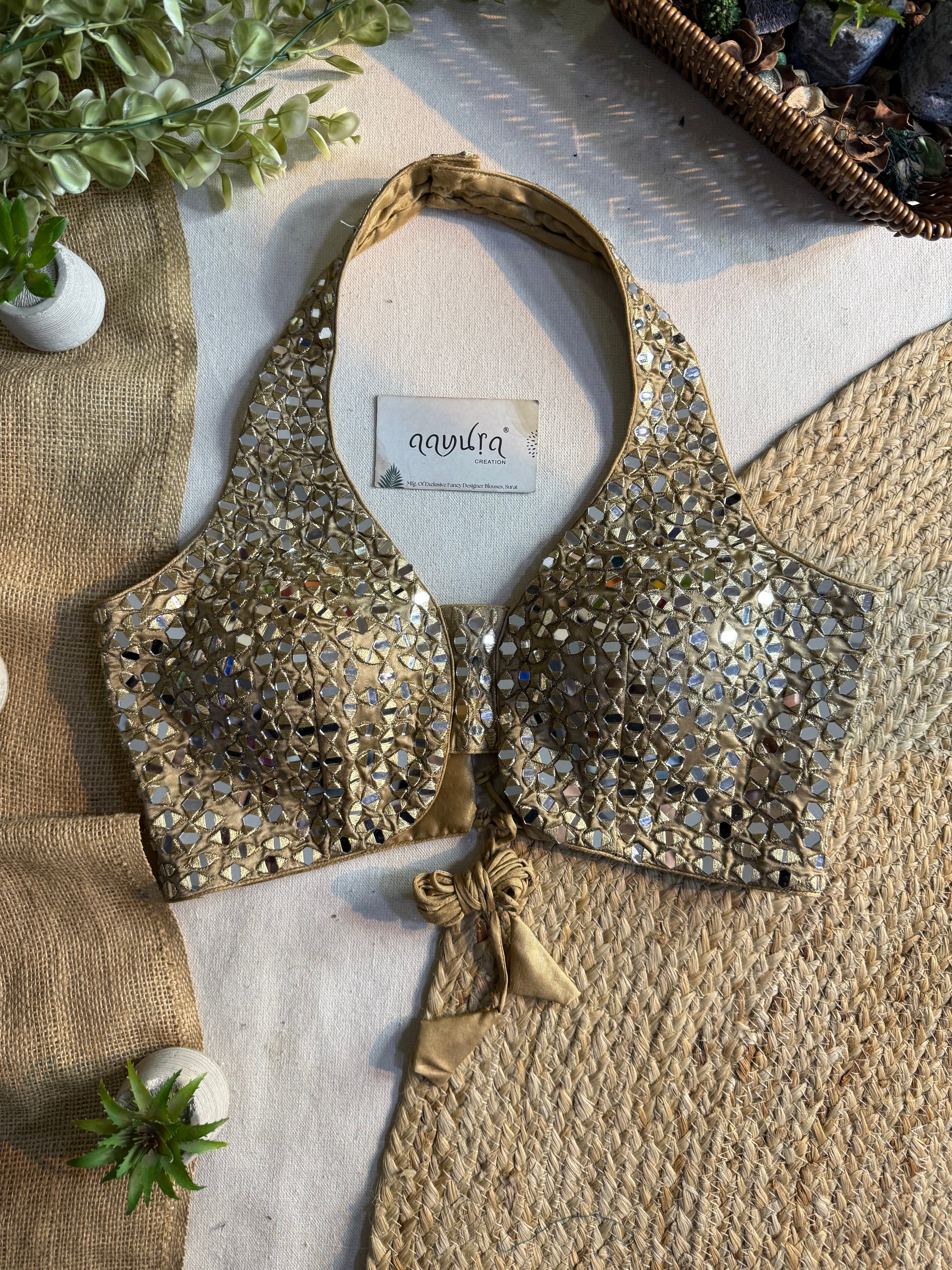 Mirror Muse Halter Blouse