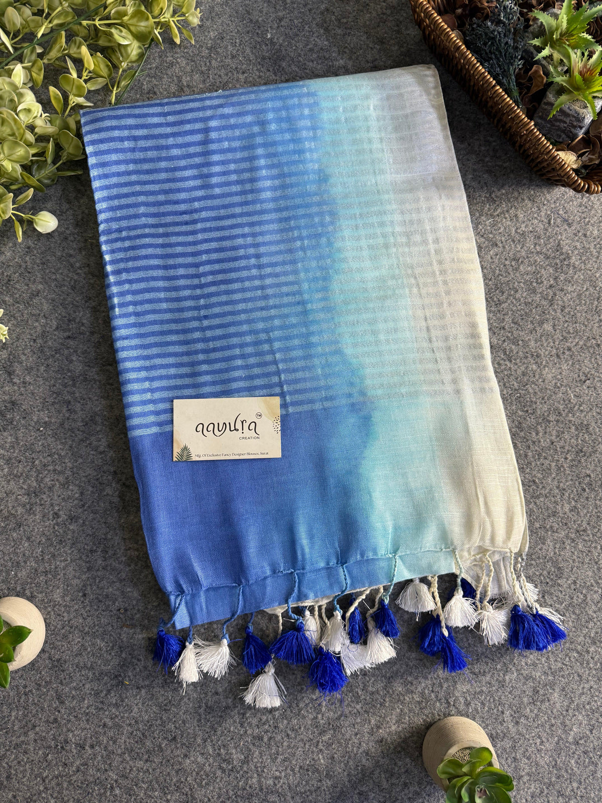 Linen Duo Saree