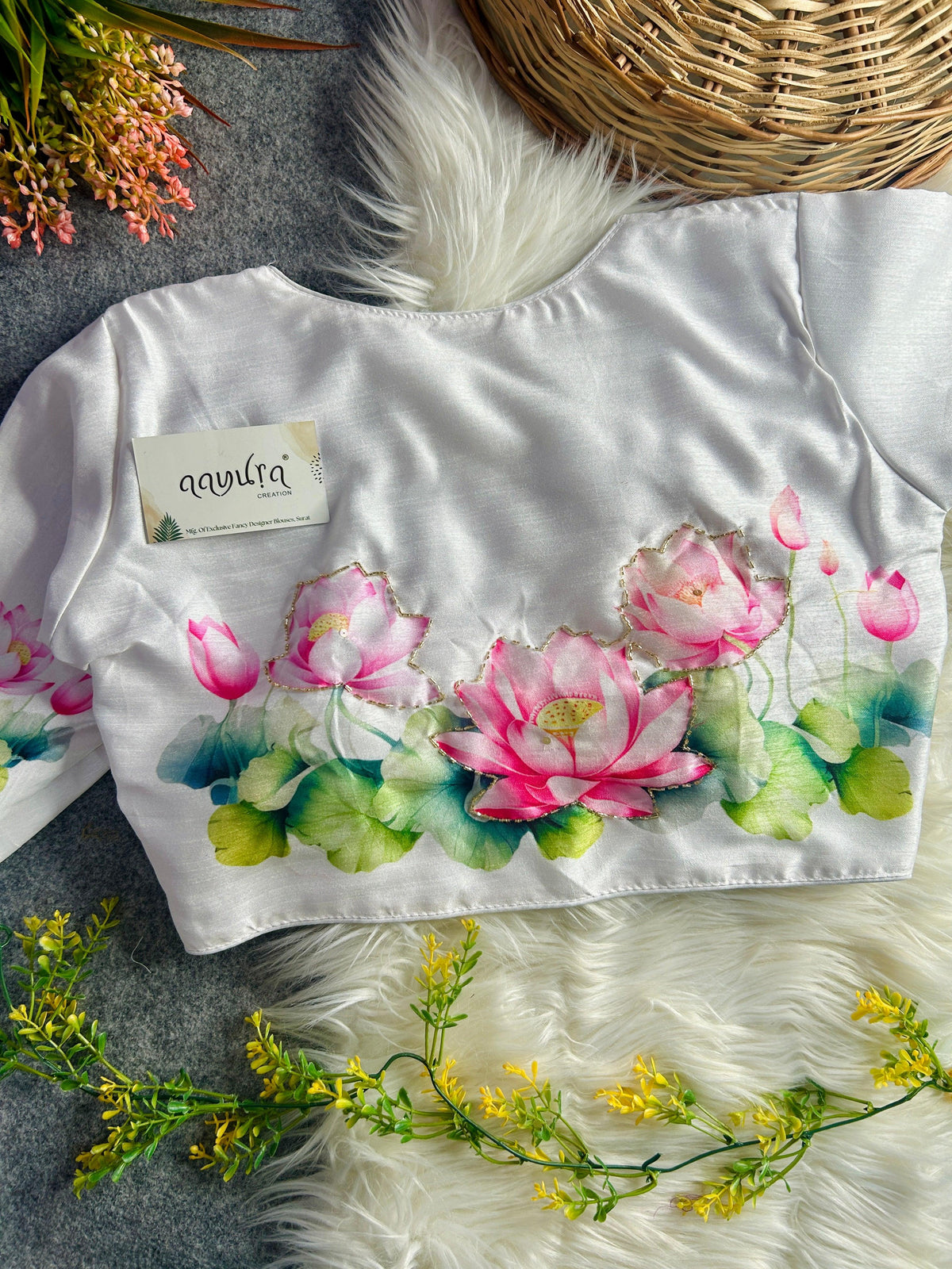 LOTUS PRINT BLOUSE - 2