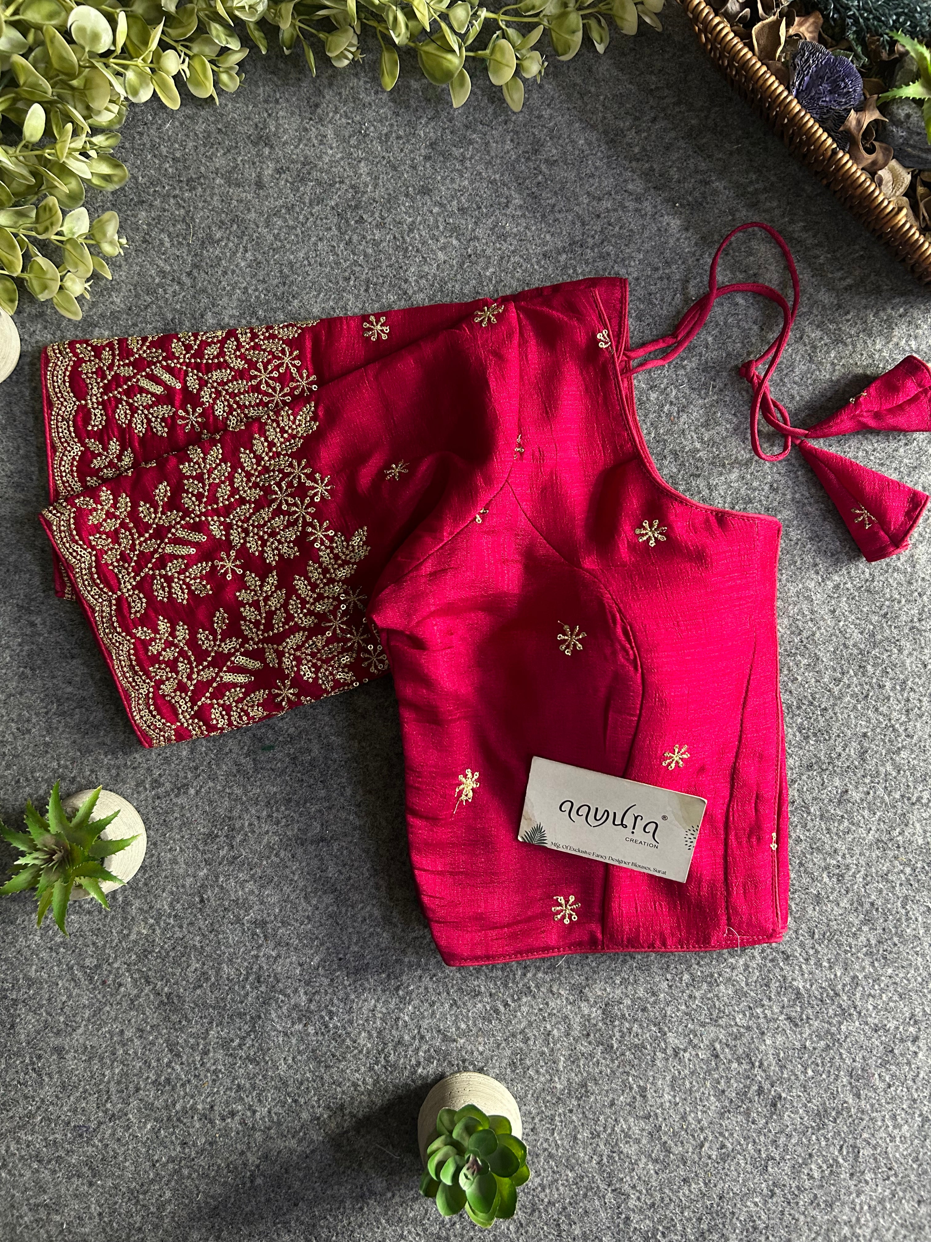 Rajsi Vichitra Zari Work Blouse