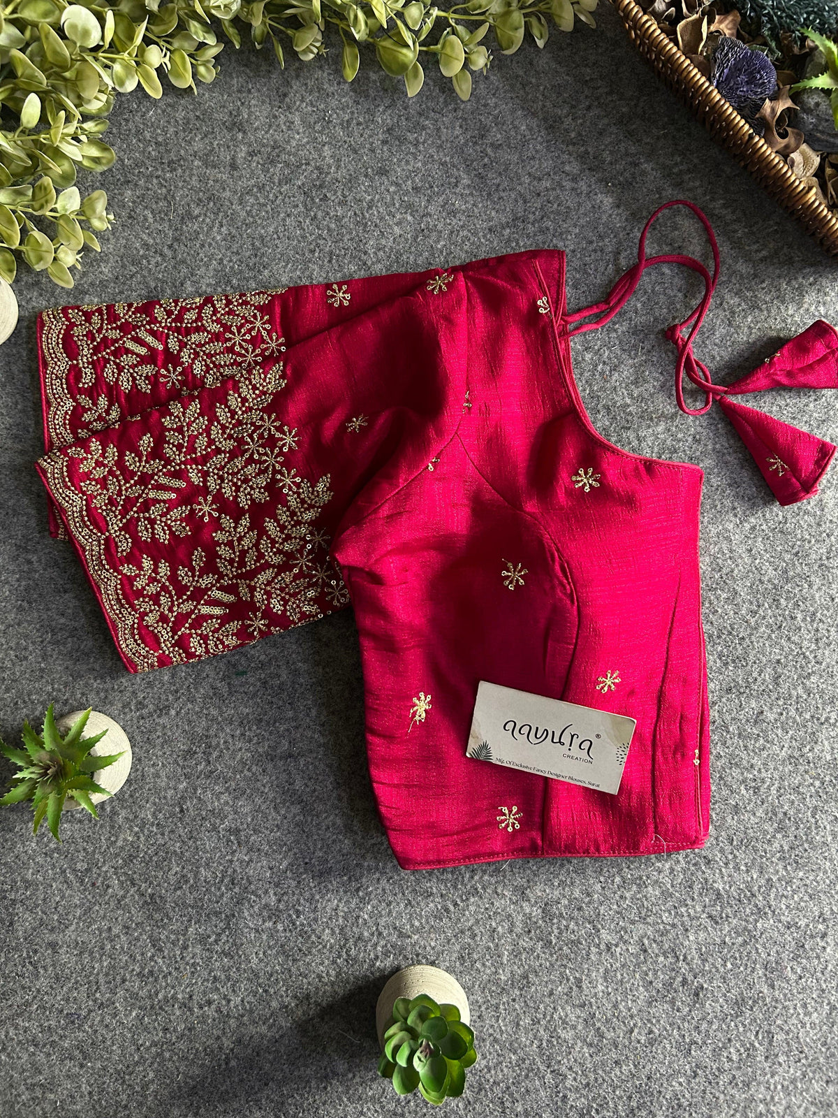 Rajsi Vichitra Zari Work Blouse