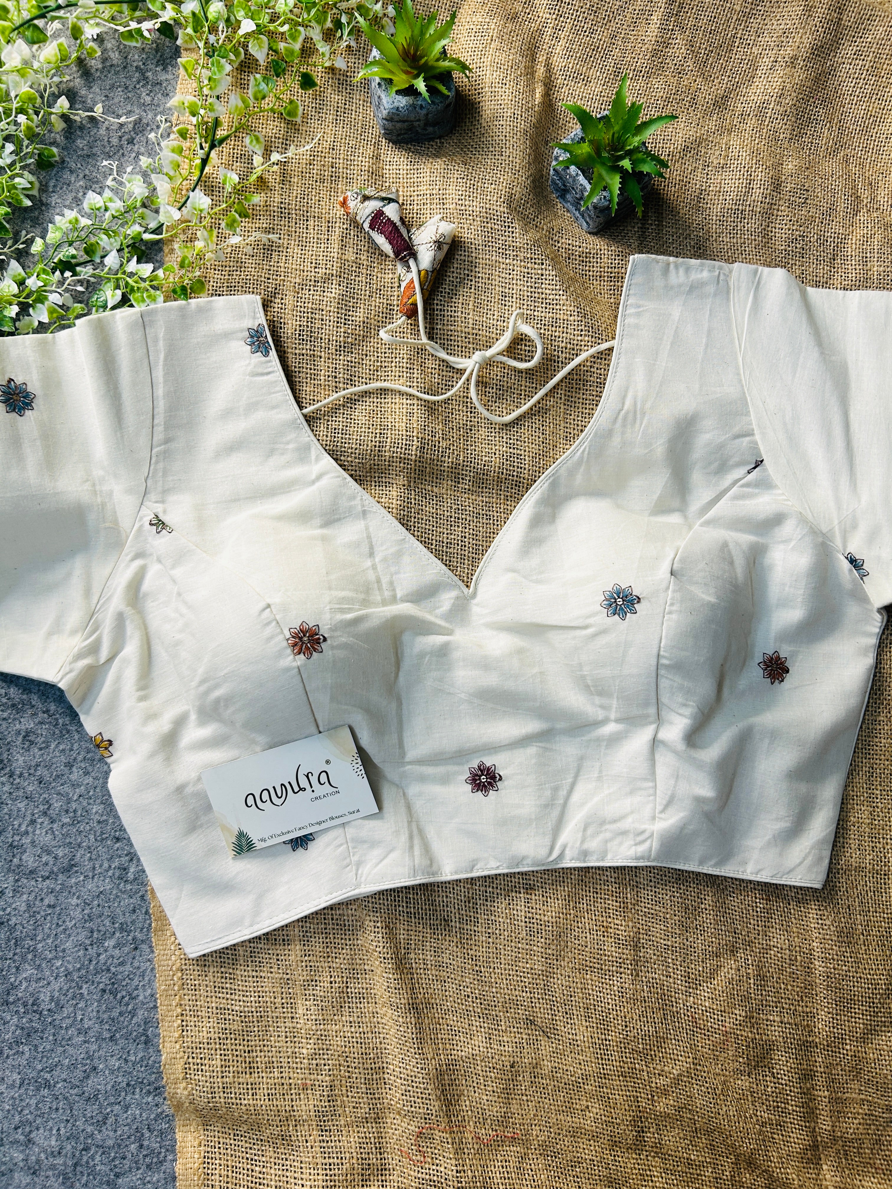 Embroidery Cotton Blouse
