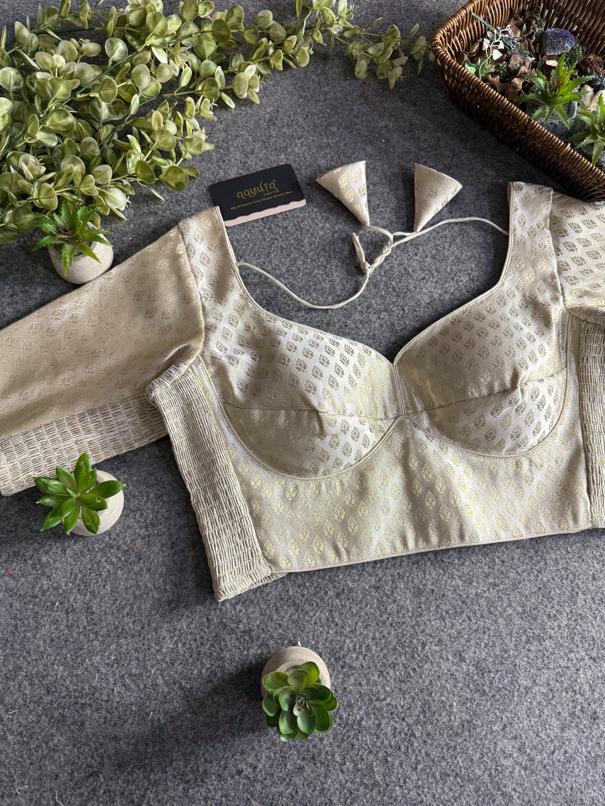 Comfort Fit Banarasi Stretchable Blouse