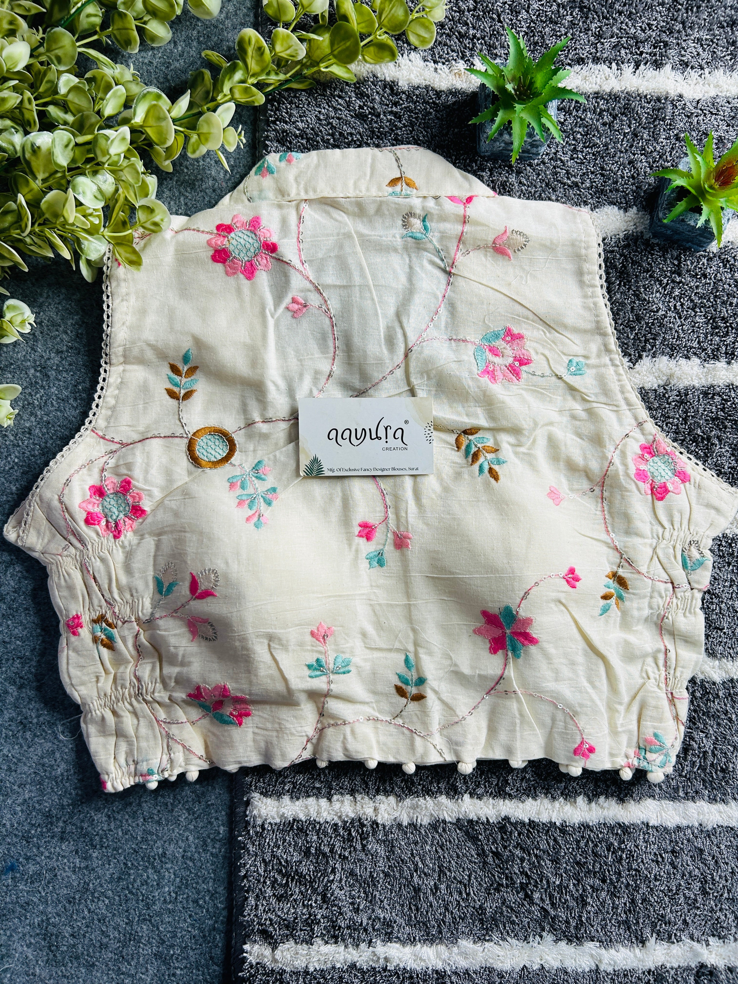 Khadi Stretchable Blouse