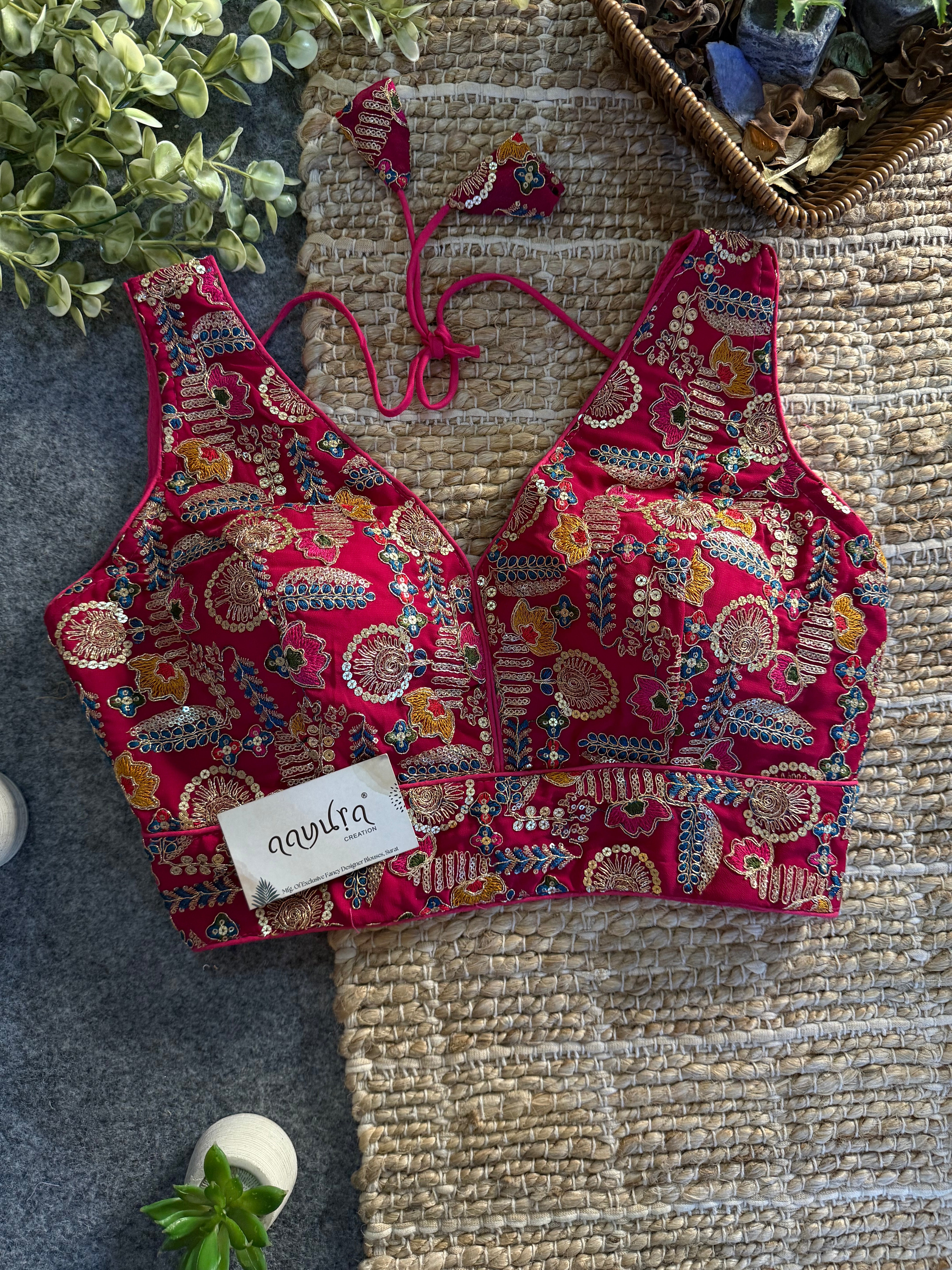 Embroidered Work Blouse