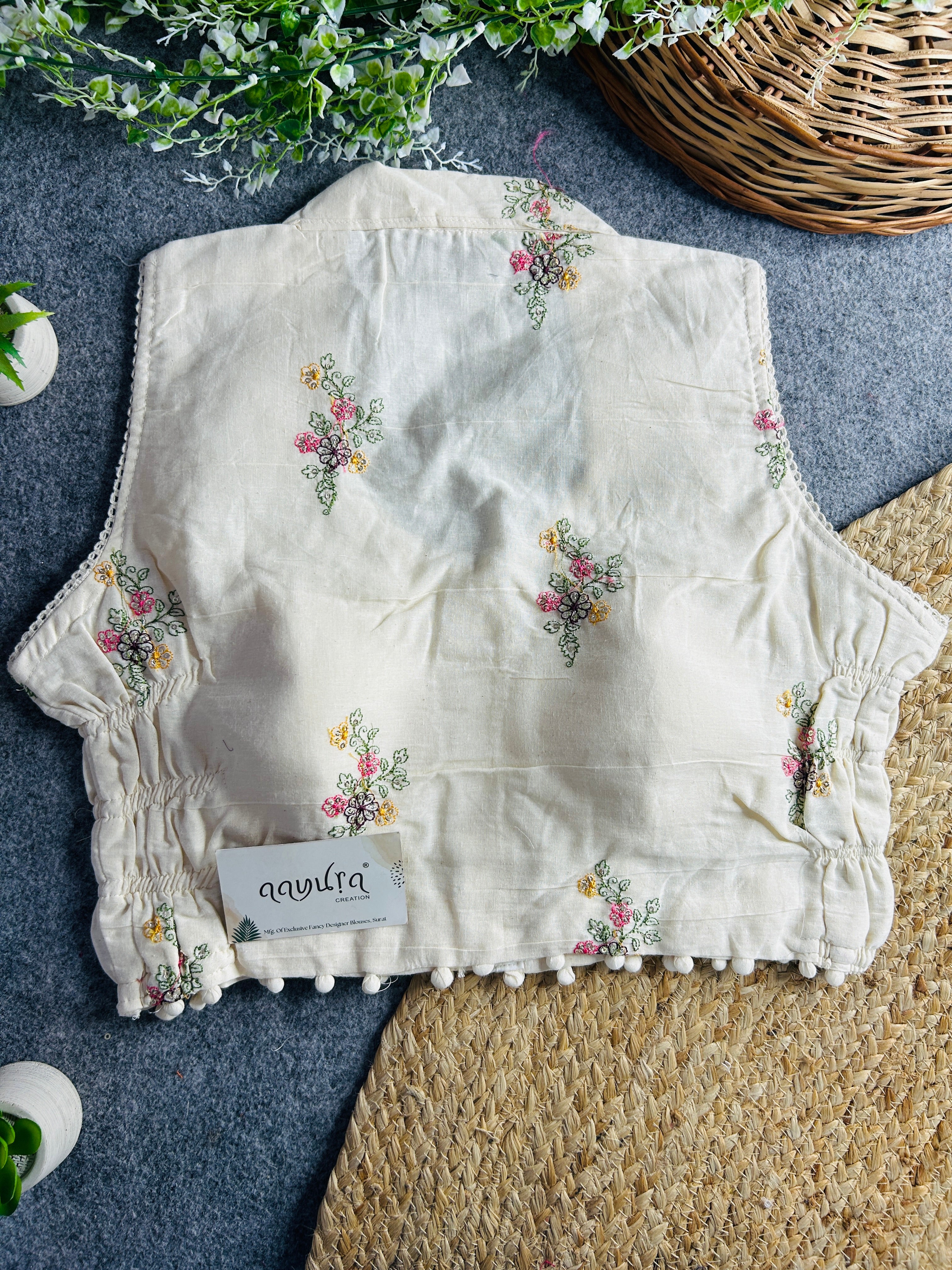 Khadi Stretchable Blouse