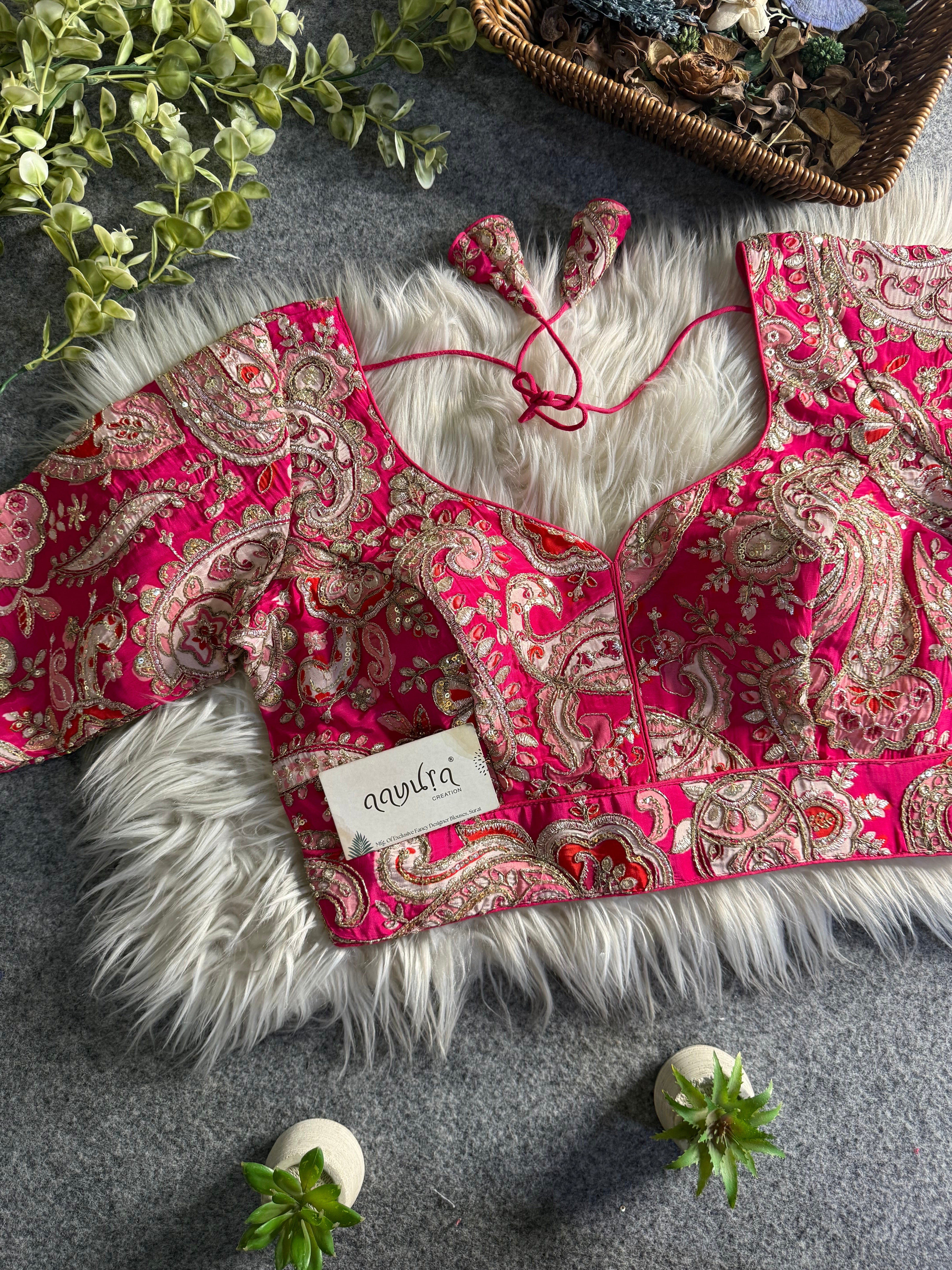 Elbow Sleeves Position Work Blouse