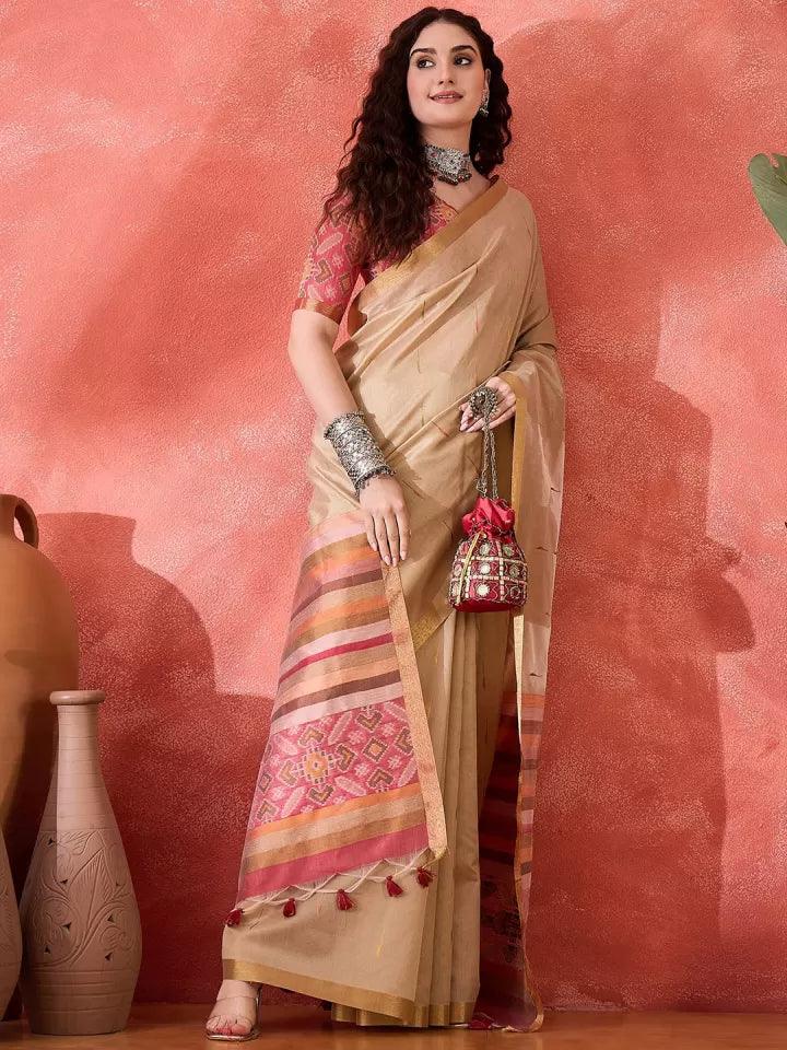 Heritage Weave ā Heavy Jacquard Saree
