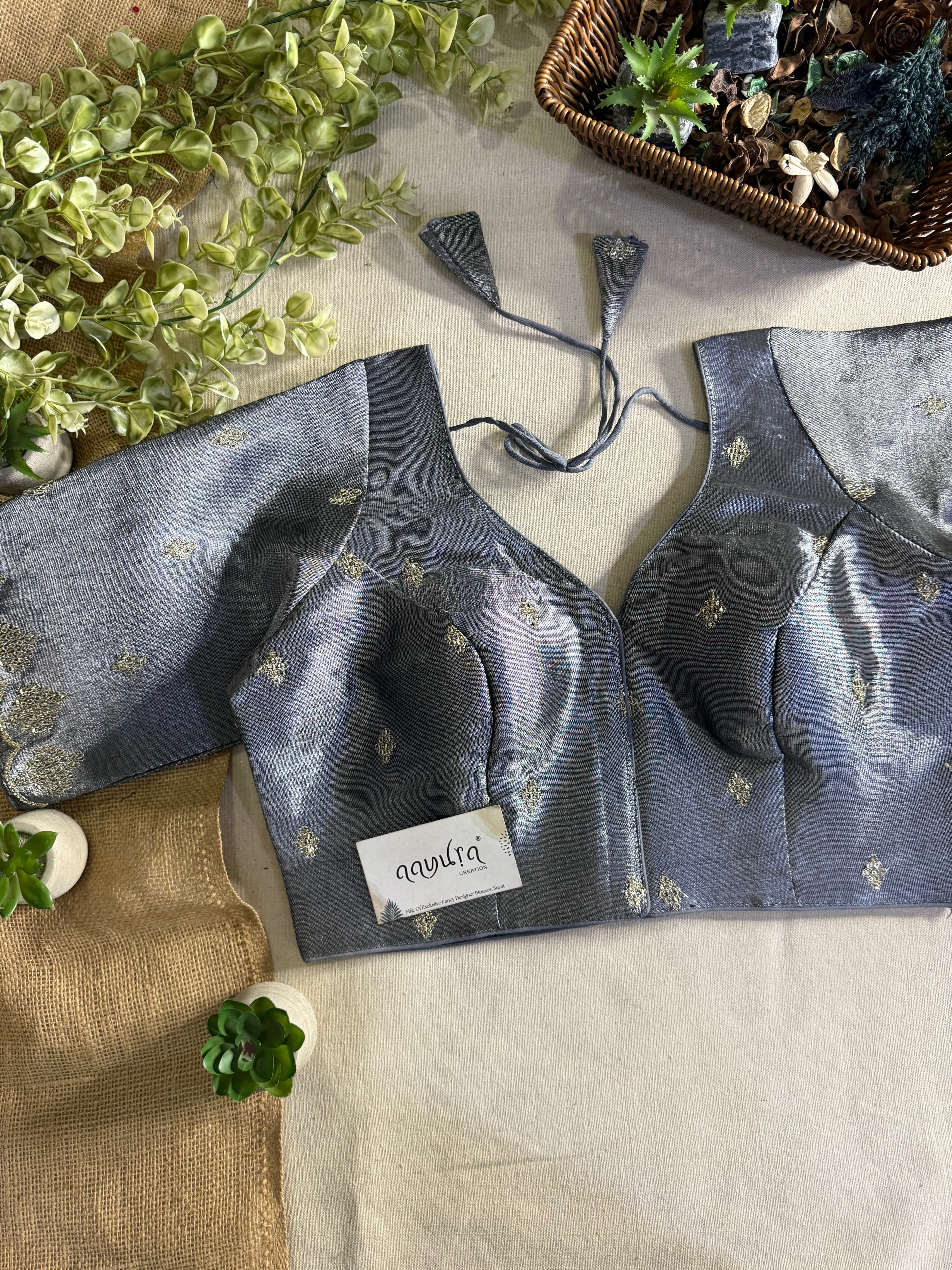 Zoya-2 Shimmer Butti Blouse