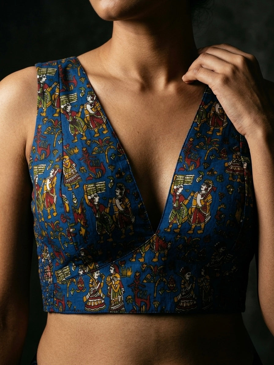 Comfort Fit V Neck Blouse