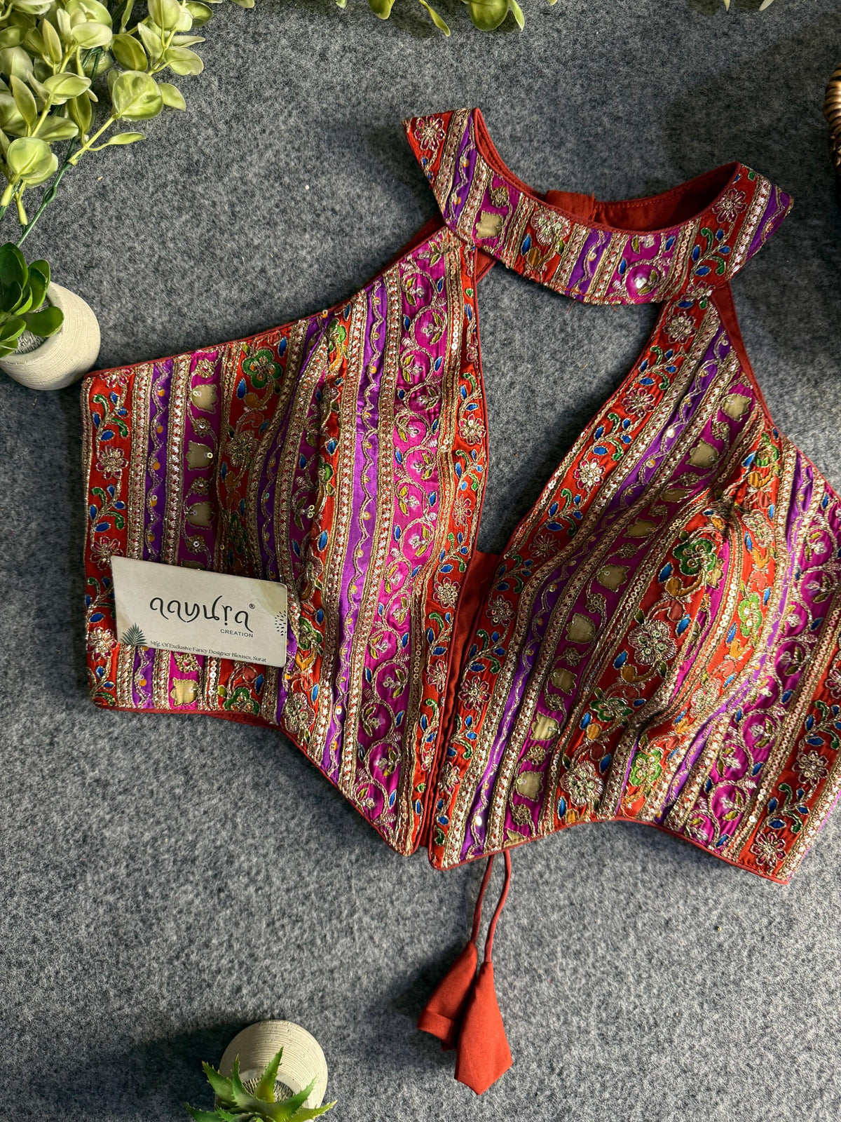 Diva Glow Halter Neck Blouse