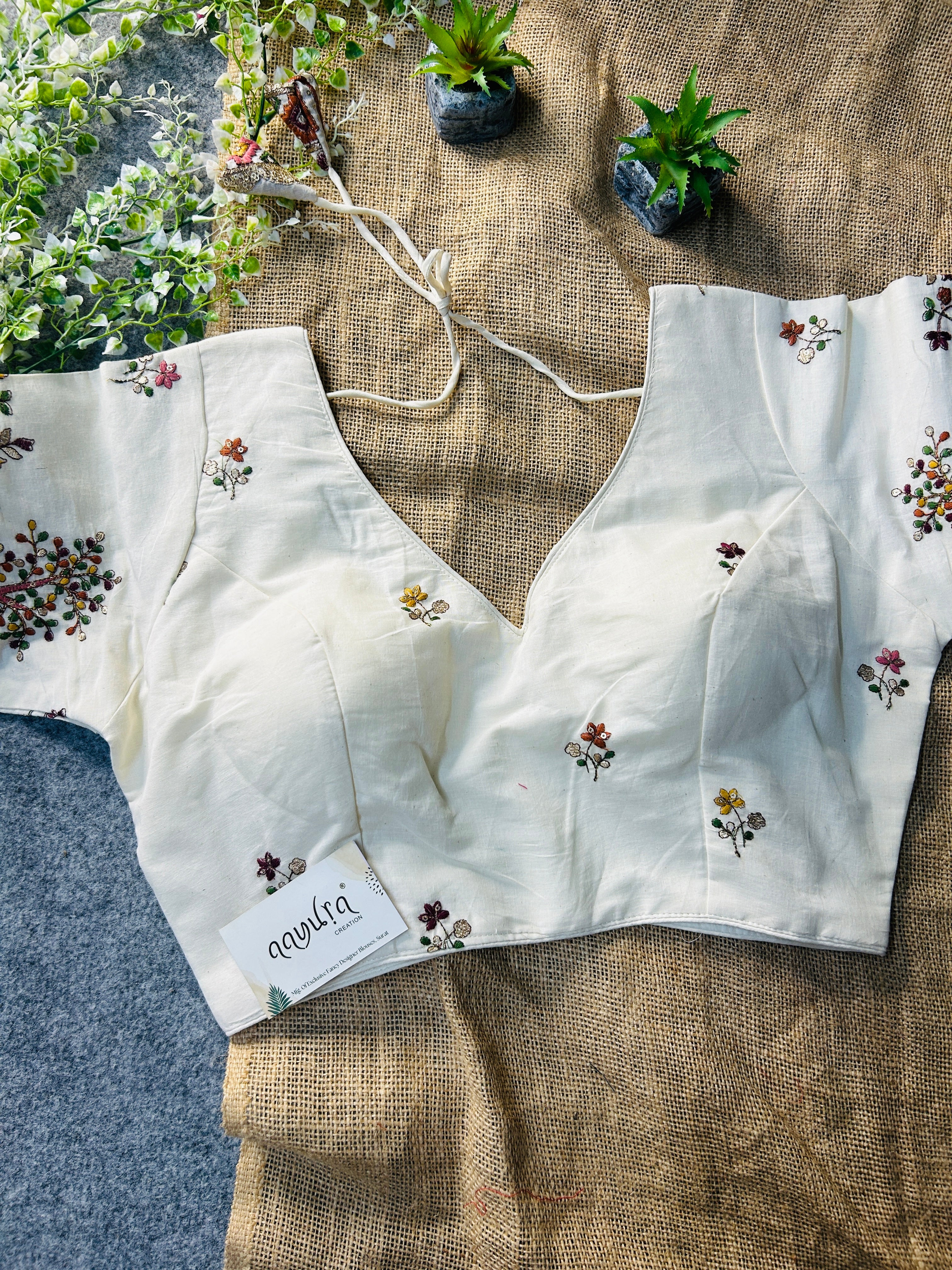 Embroidery Cotton Blouse