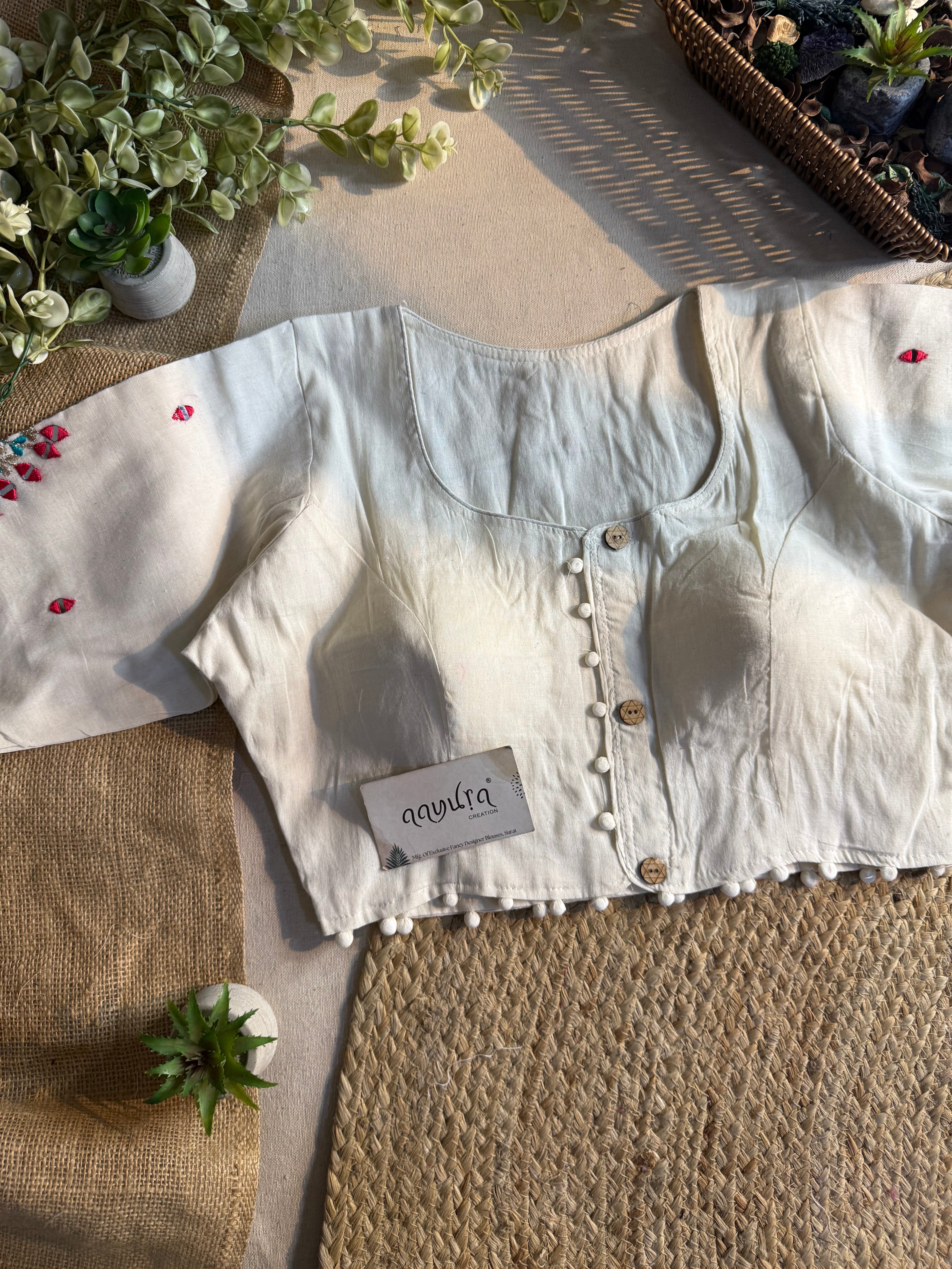 Elite Craft Cotton Blouse
