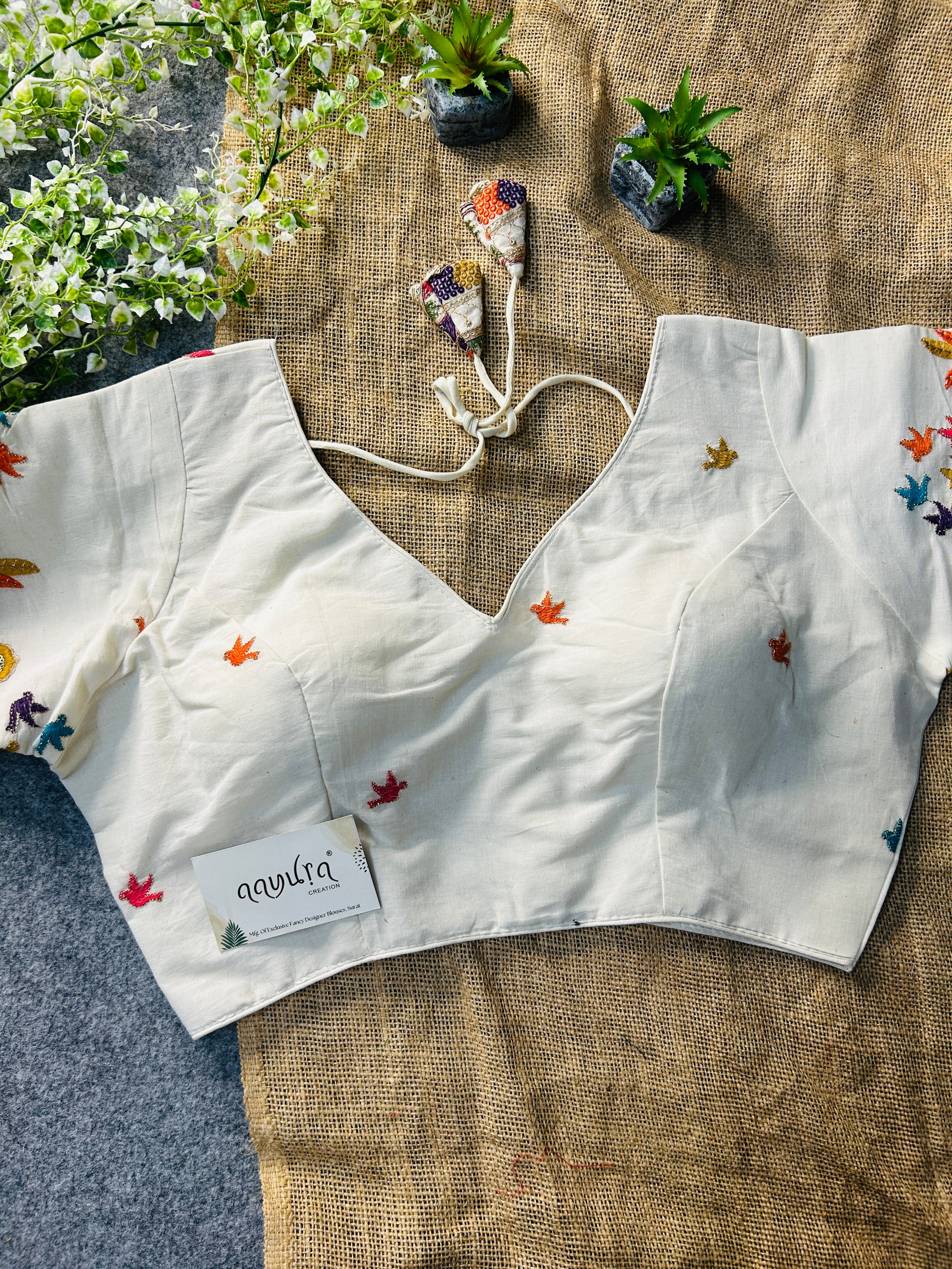 Embroidery Cotton Blouse