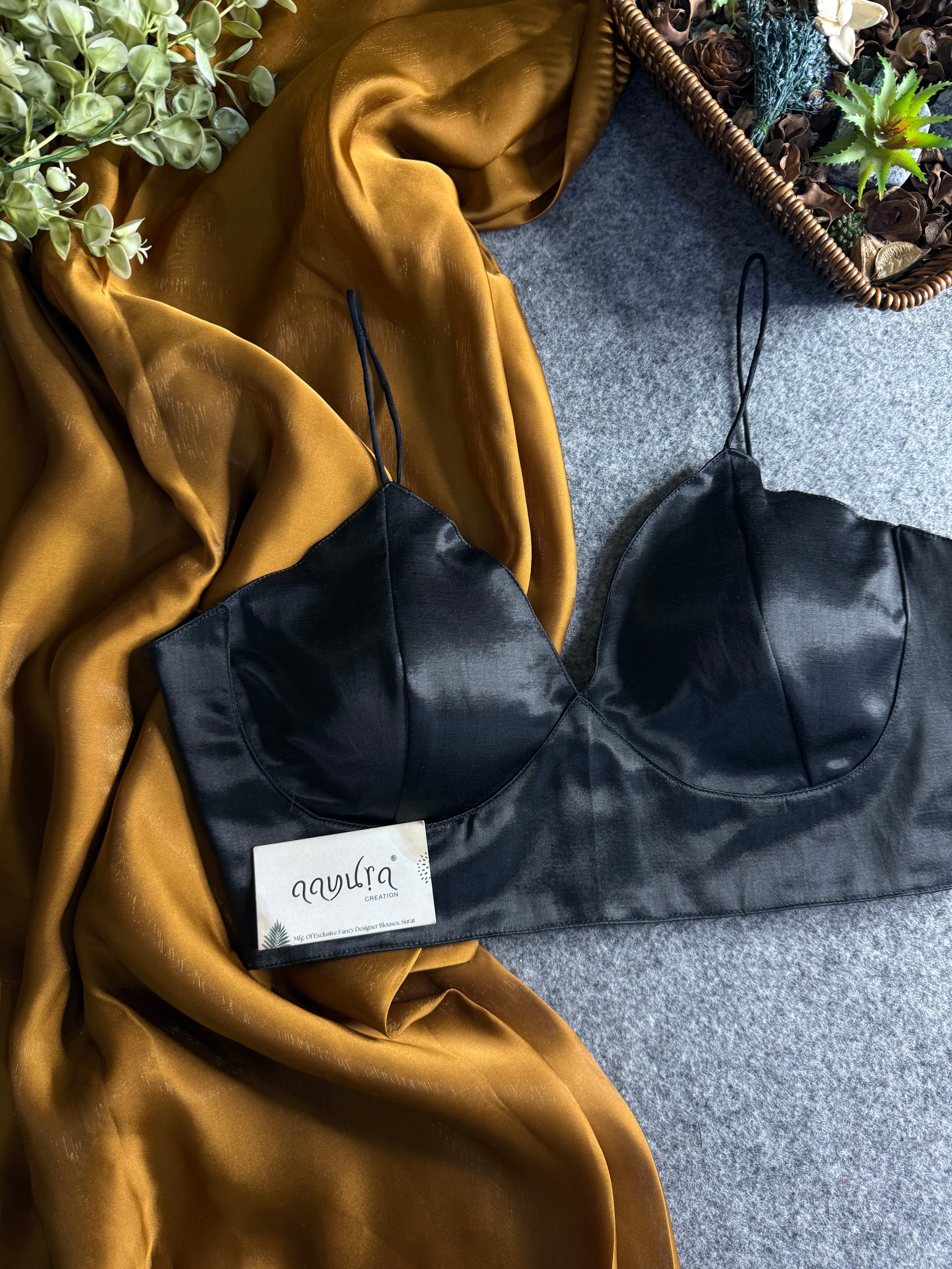 Midnight Bloom Satin