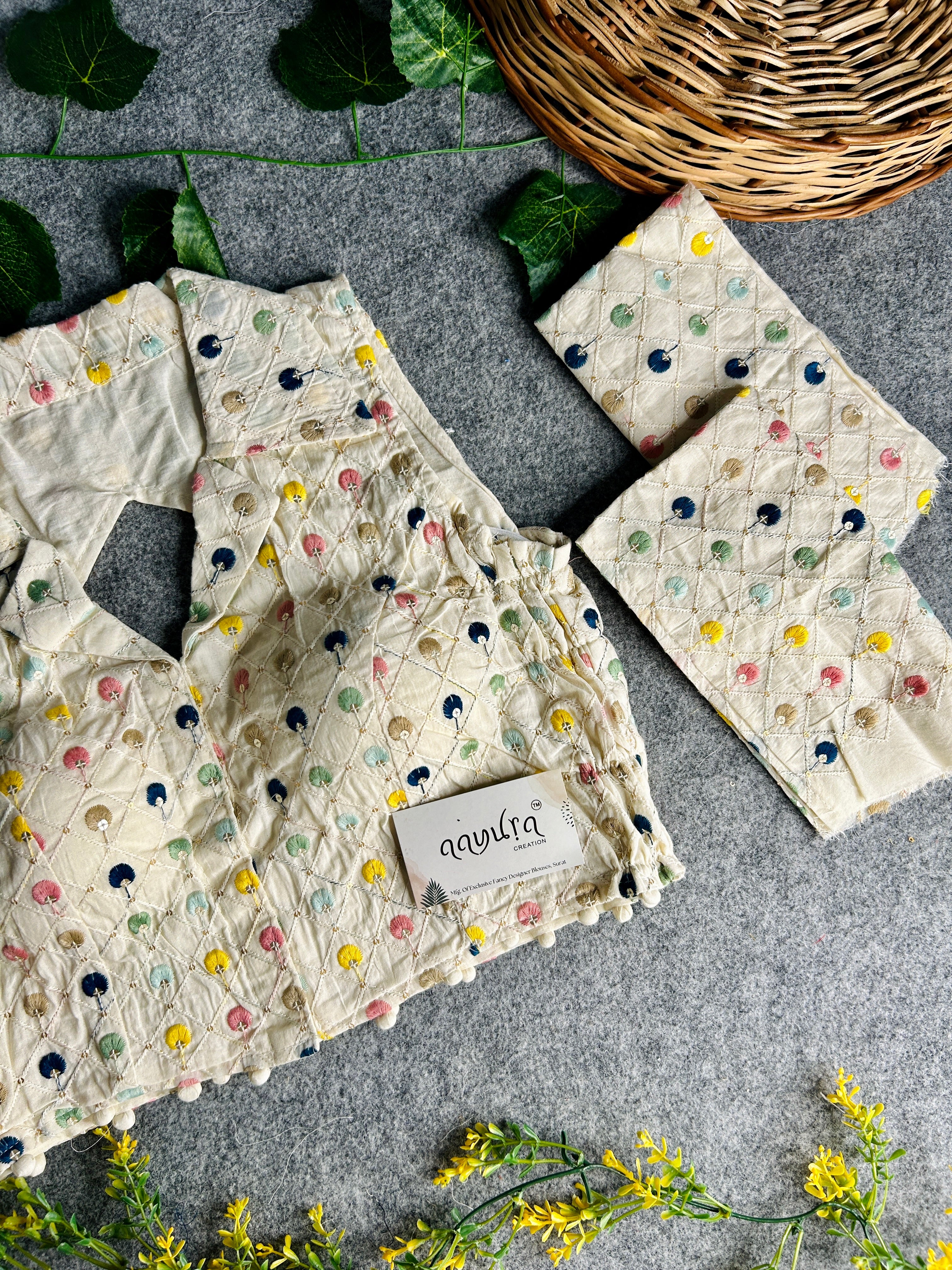 Khadi Stretchable Blouse