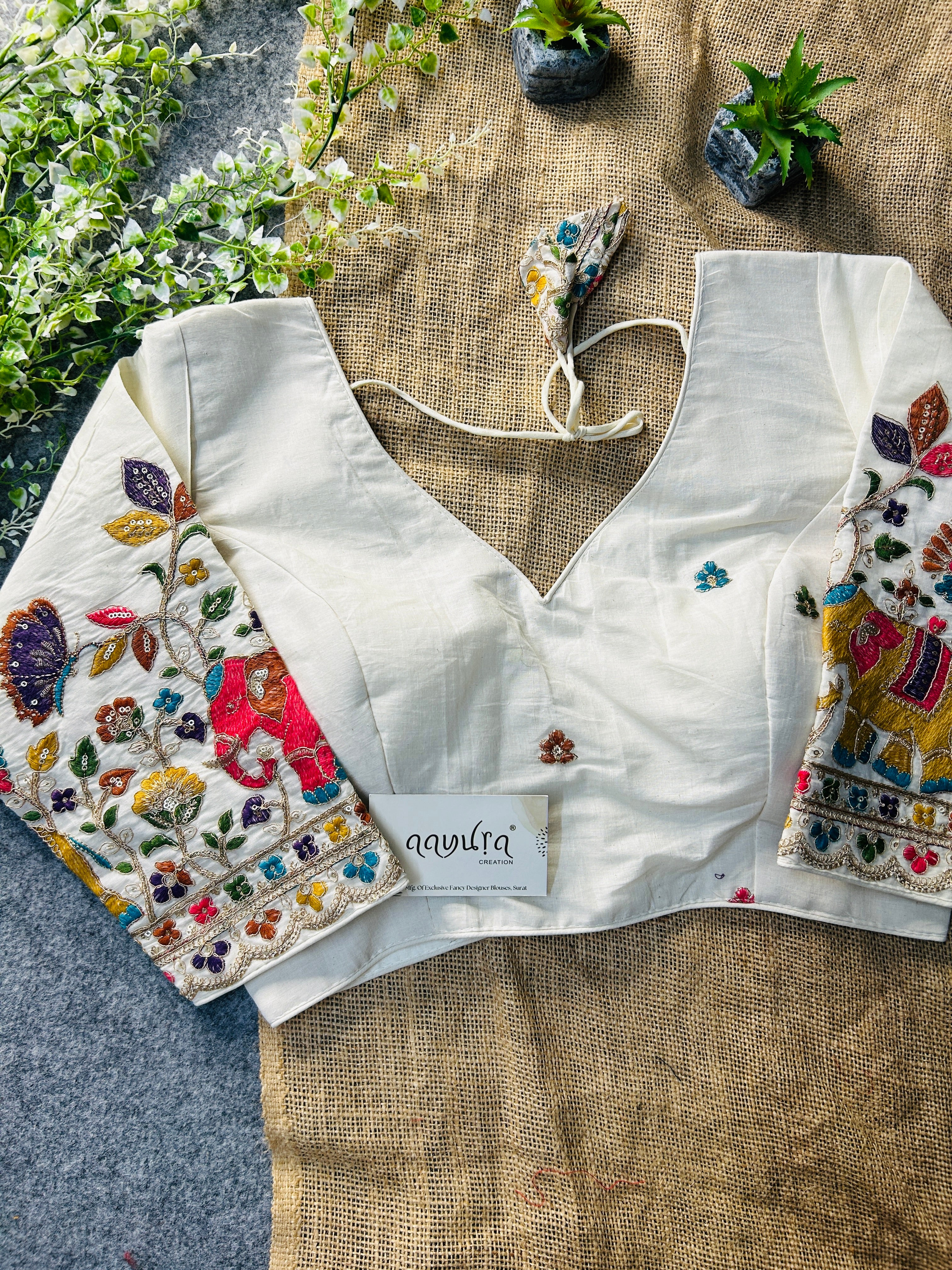 Embroidery Cotton Blouse