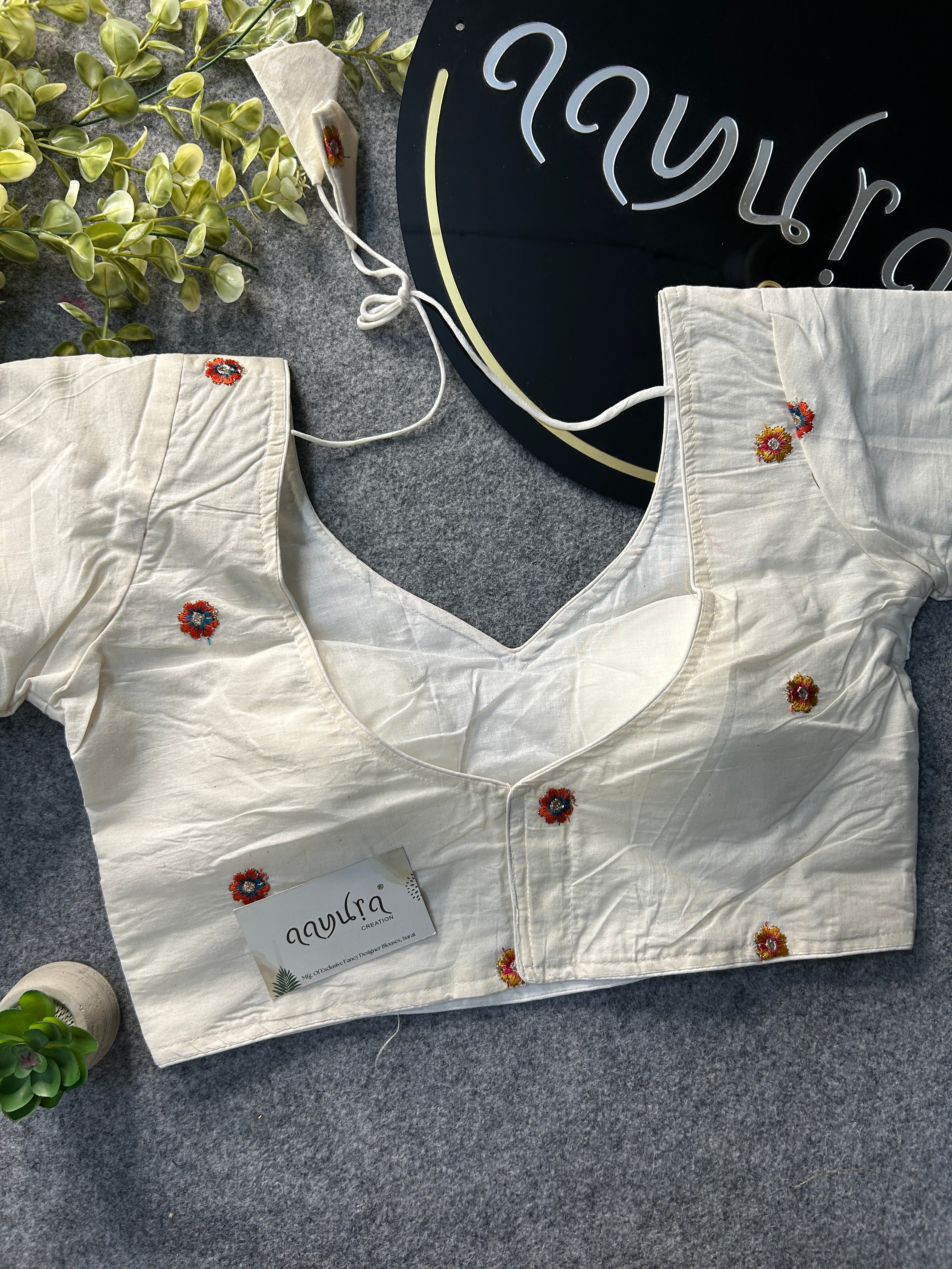 Embroidery Cotton Blouse
