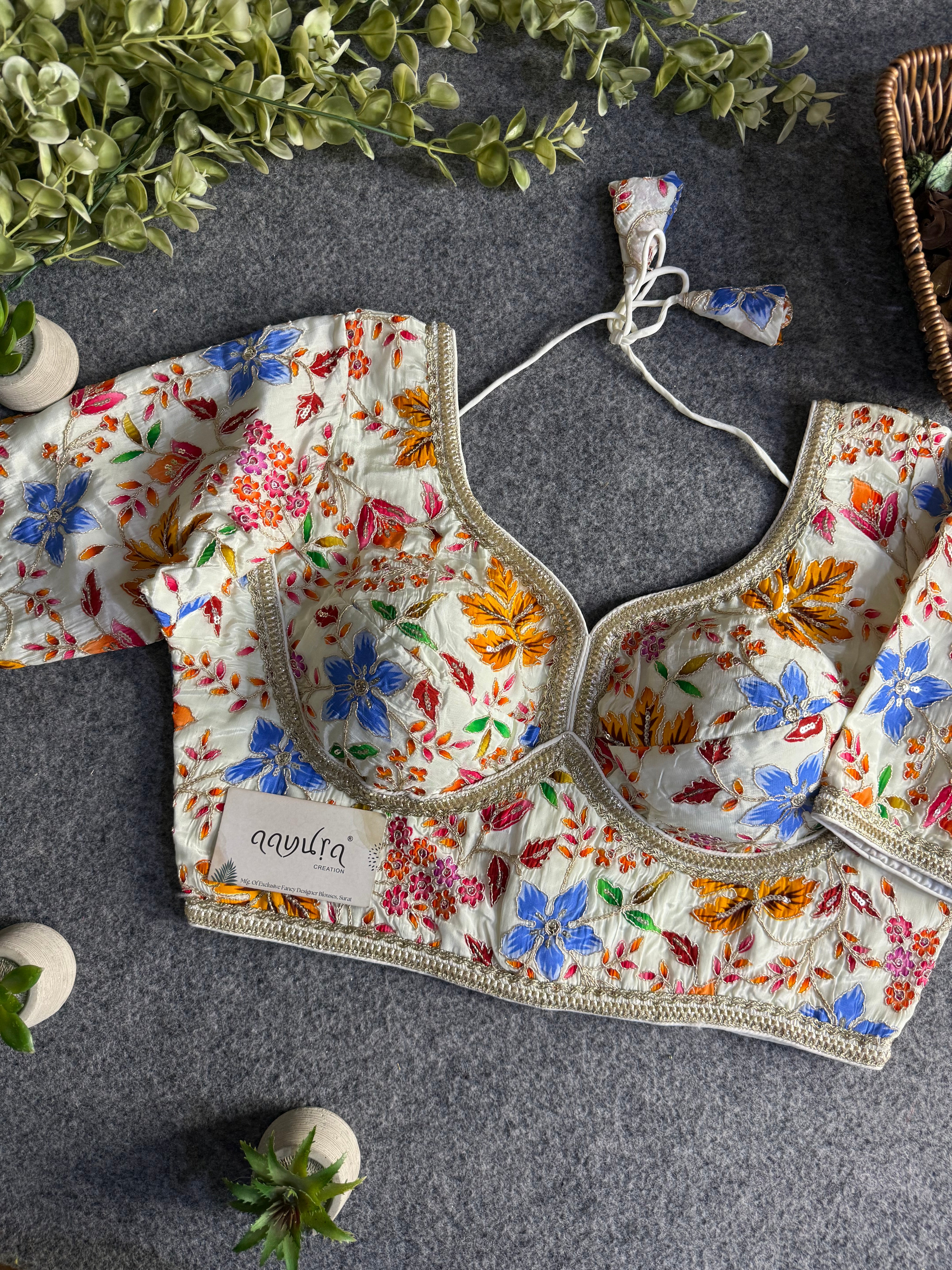 Heritage Sabyasachi Style Designer Blouse