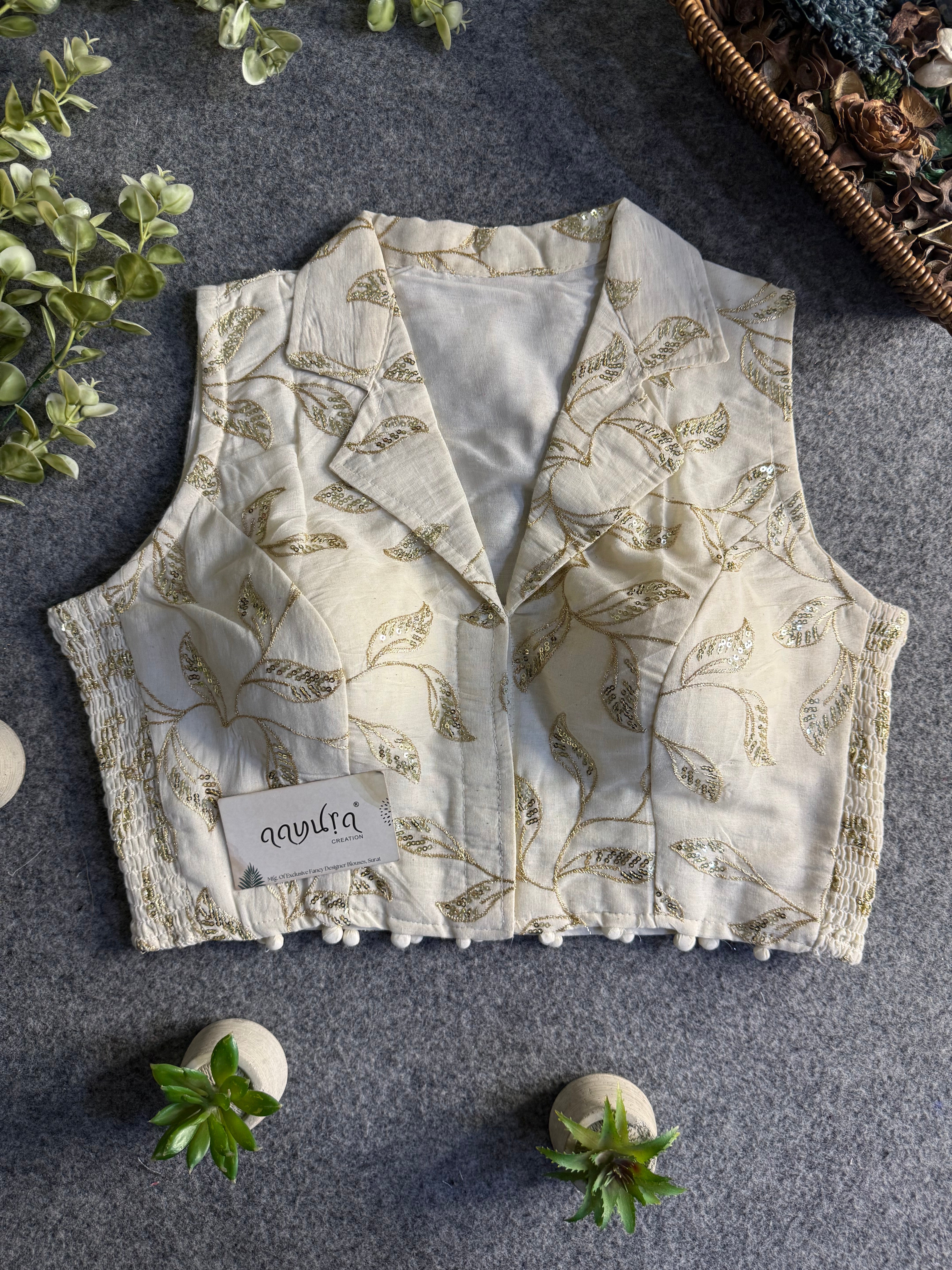 FlexiFit Cotton Designer Blouse