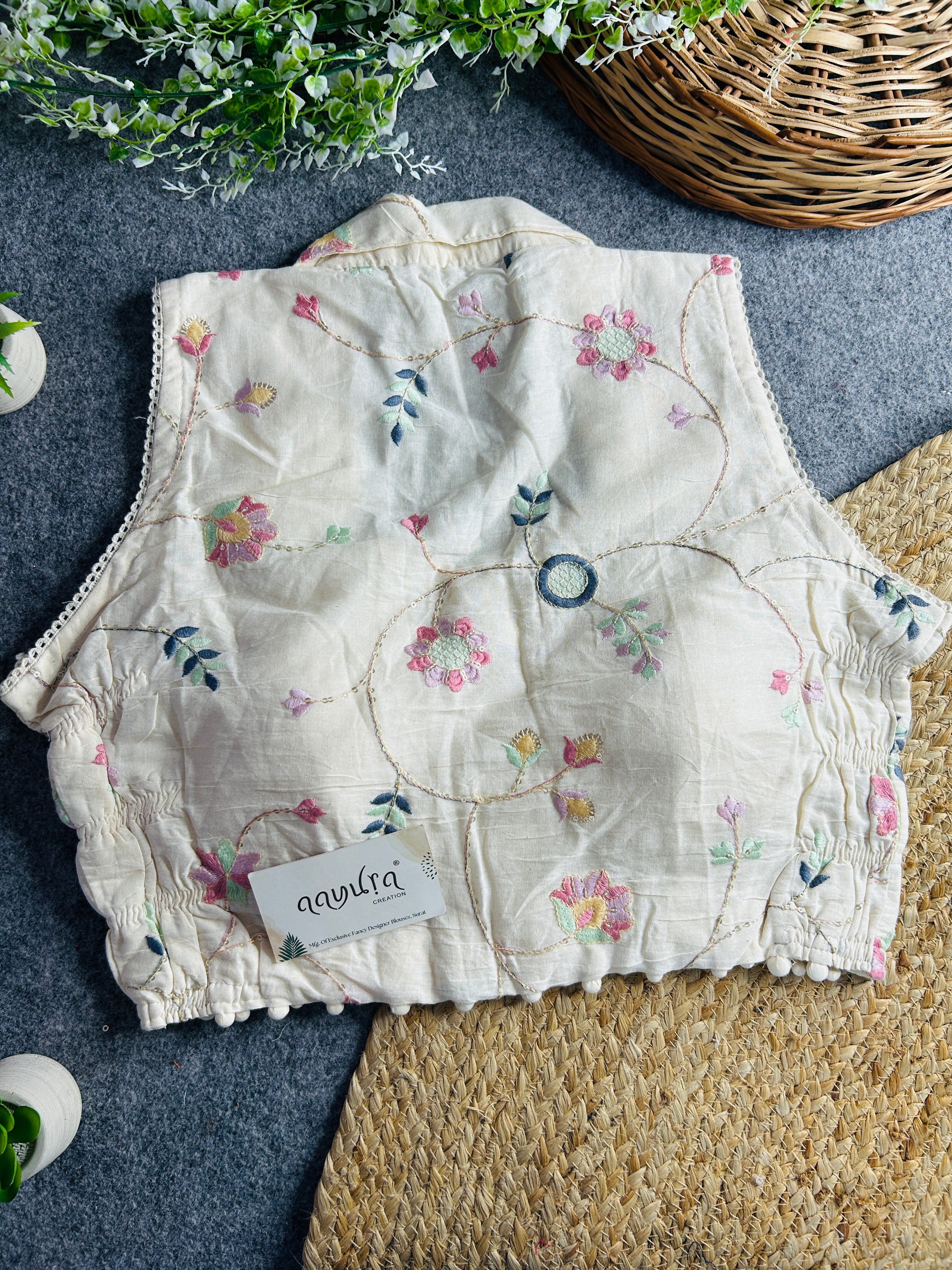 Khadi Stretchable Blouse