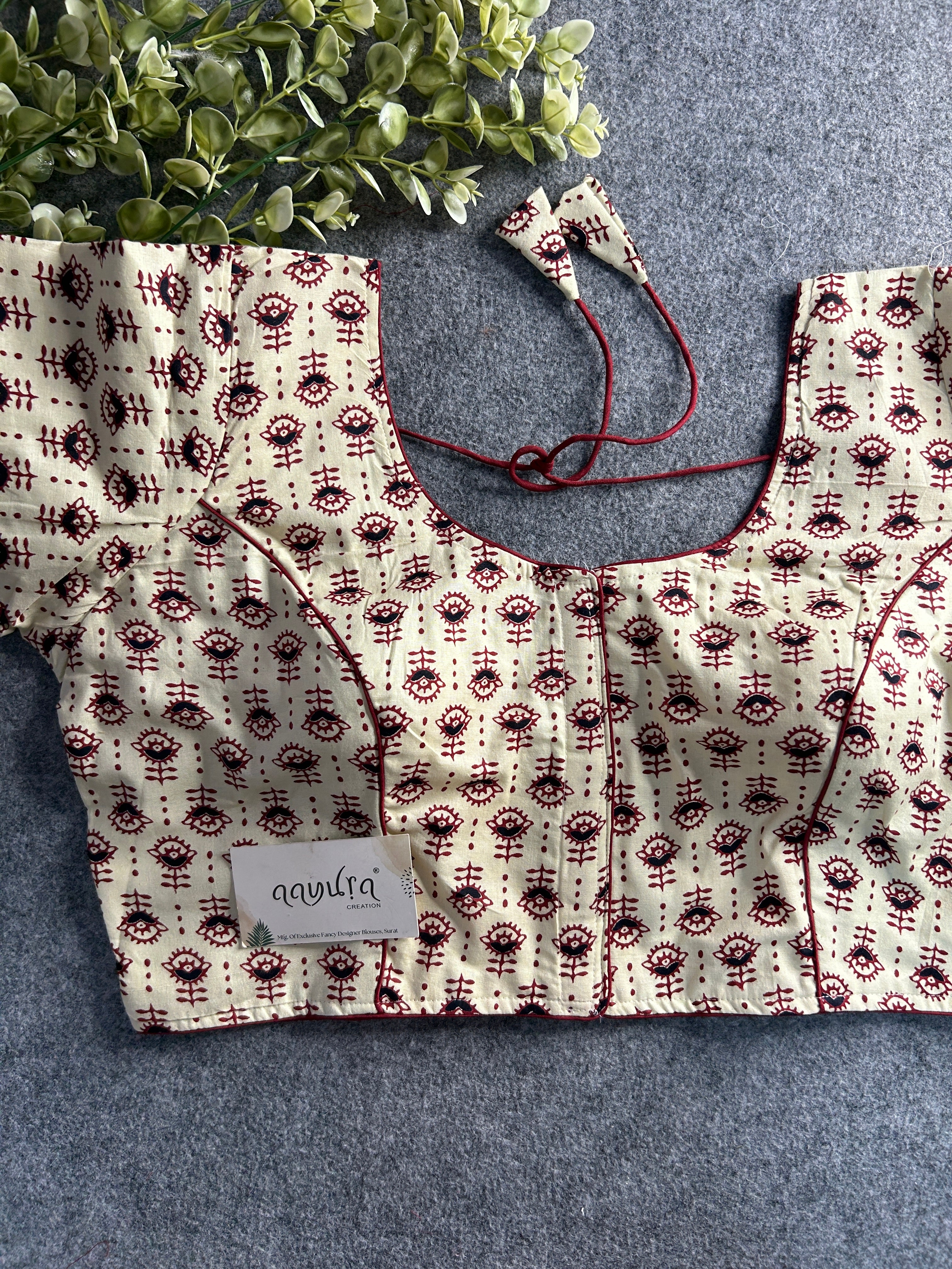 Plus Size Cotton Blouse