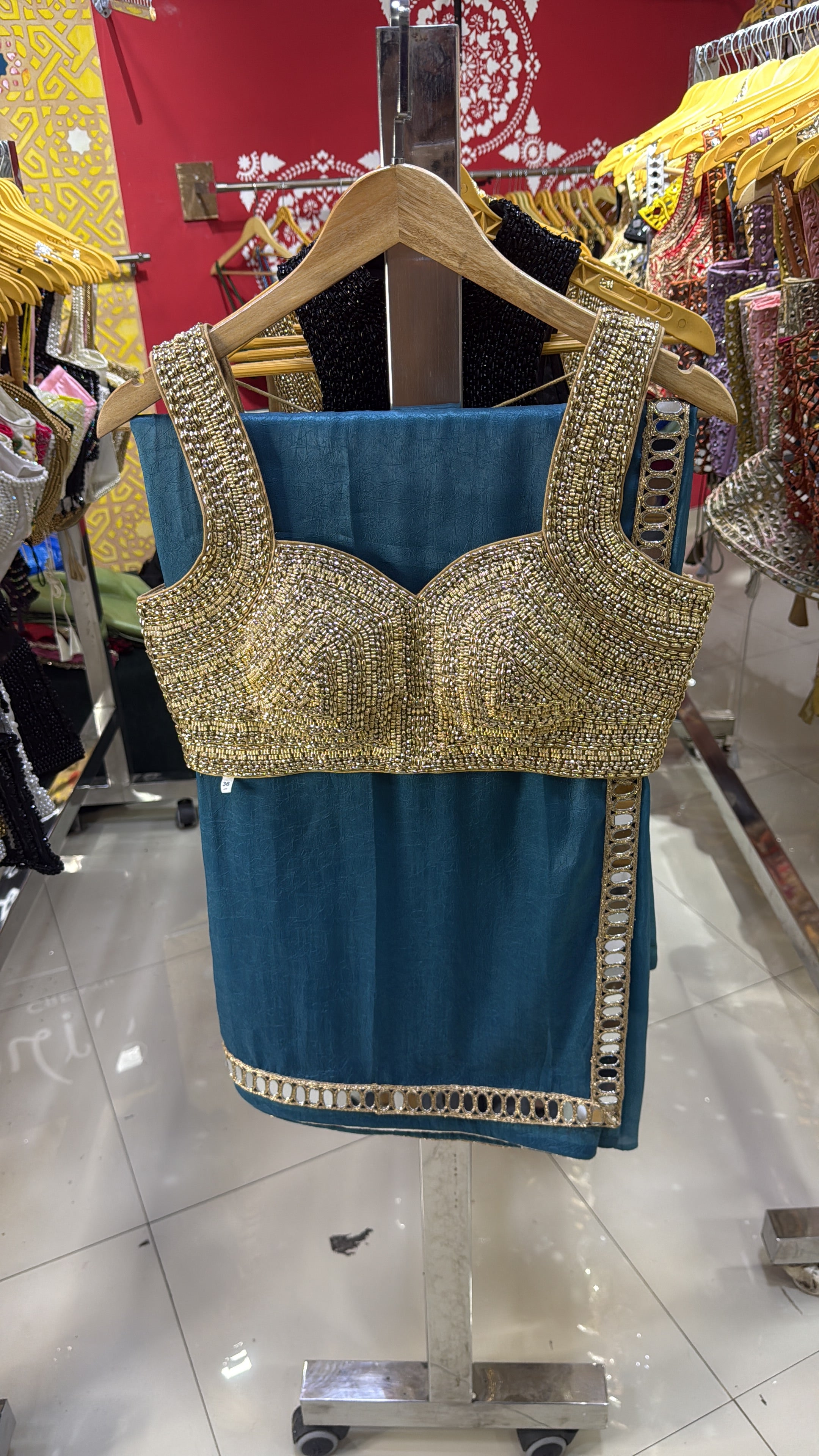 Royal Handwork Silk Ensemble
