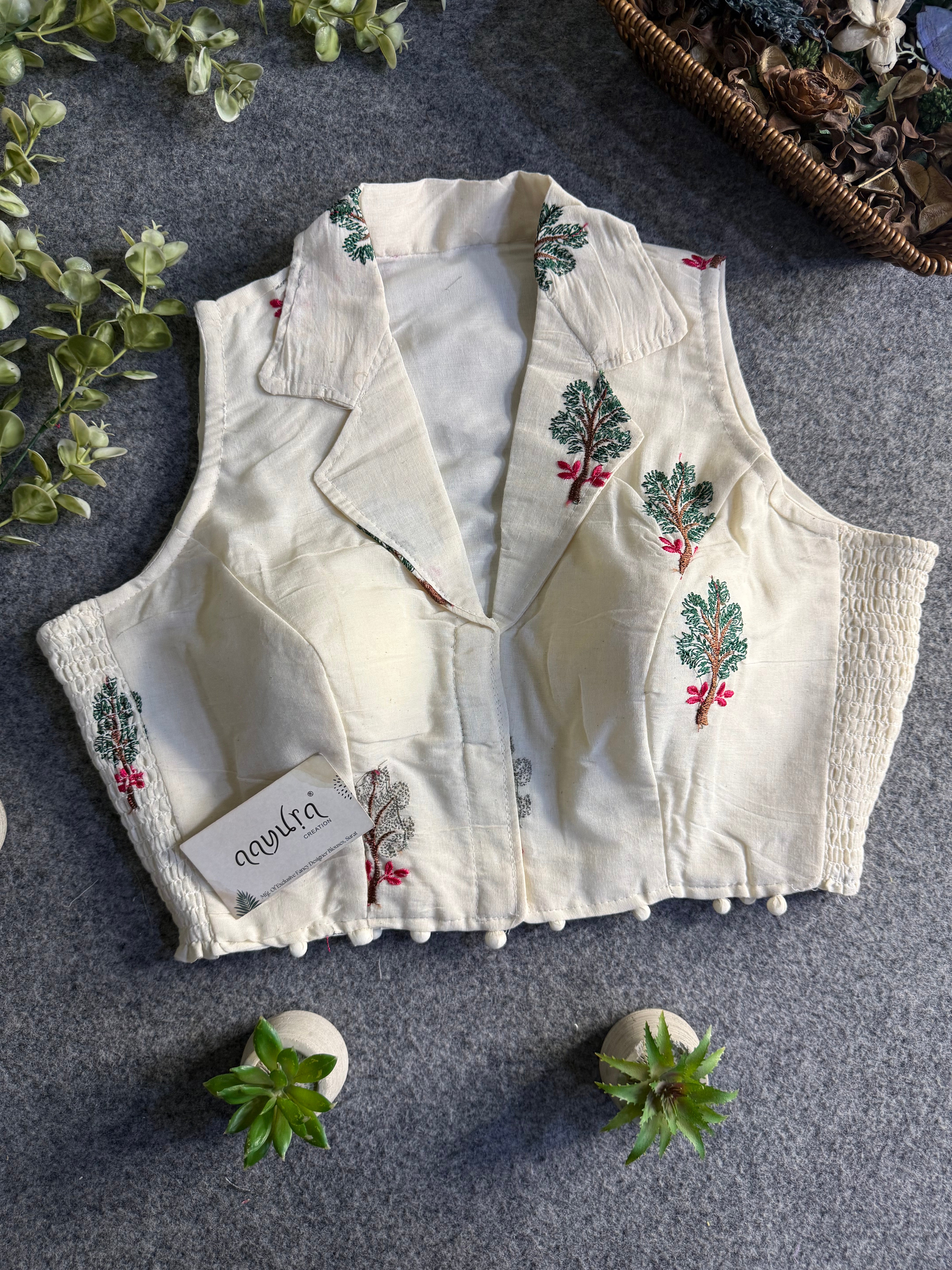 FlexiFit Cotton Designer Blouse