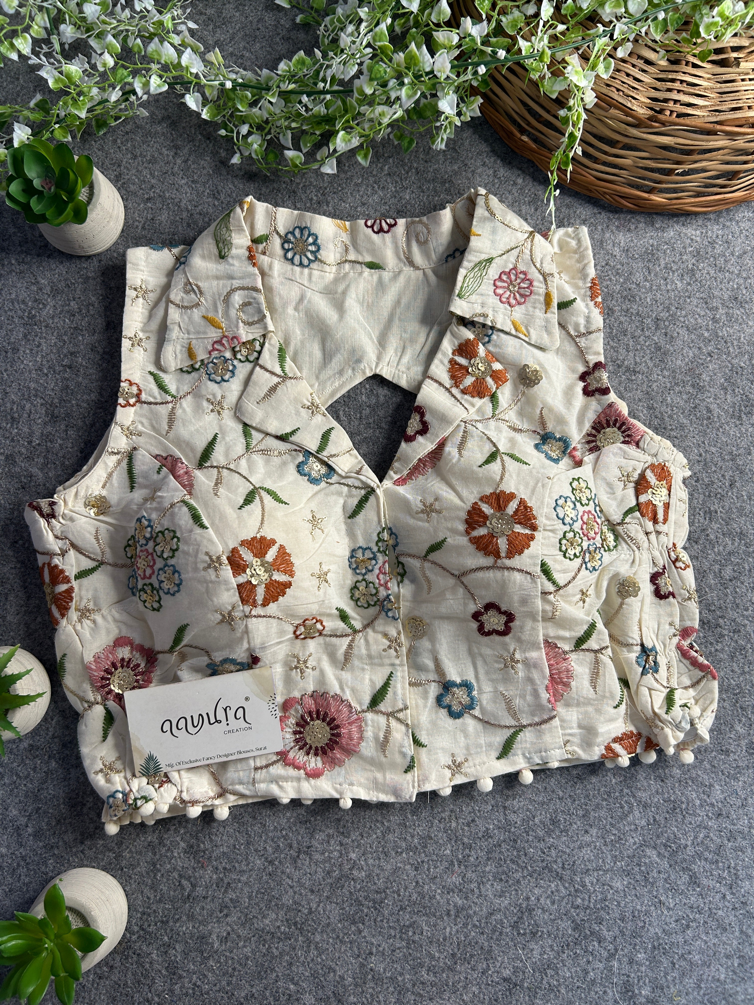 Khadi Stretchable Blouse