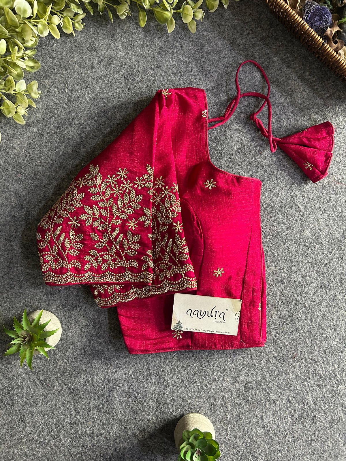 Rajsi Vichitra Zari Work Blouse
