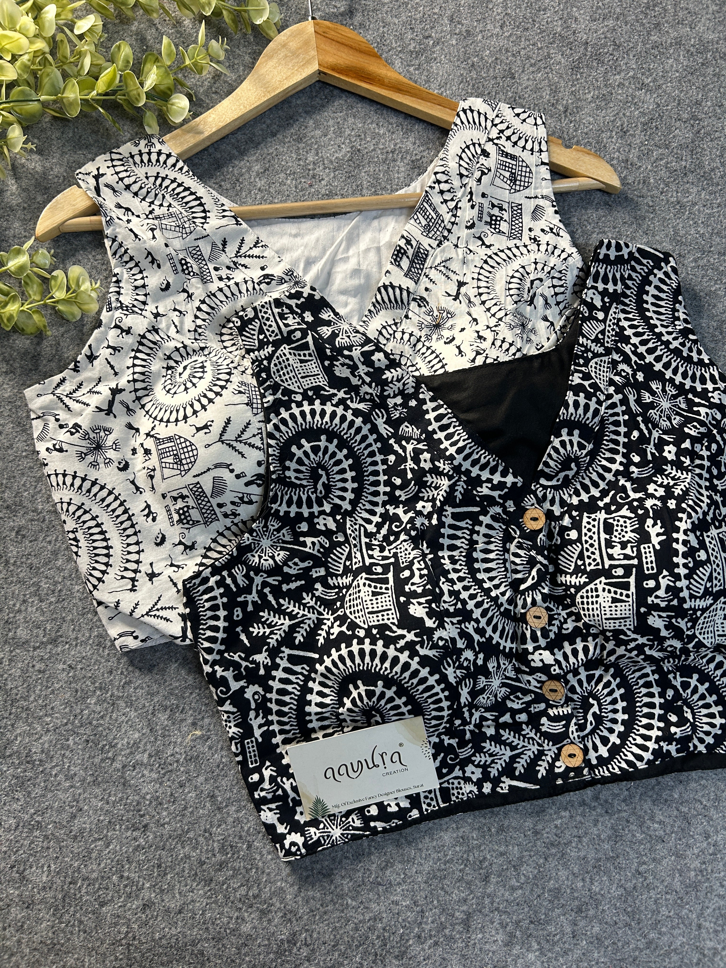 Cotton Coller Blouse