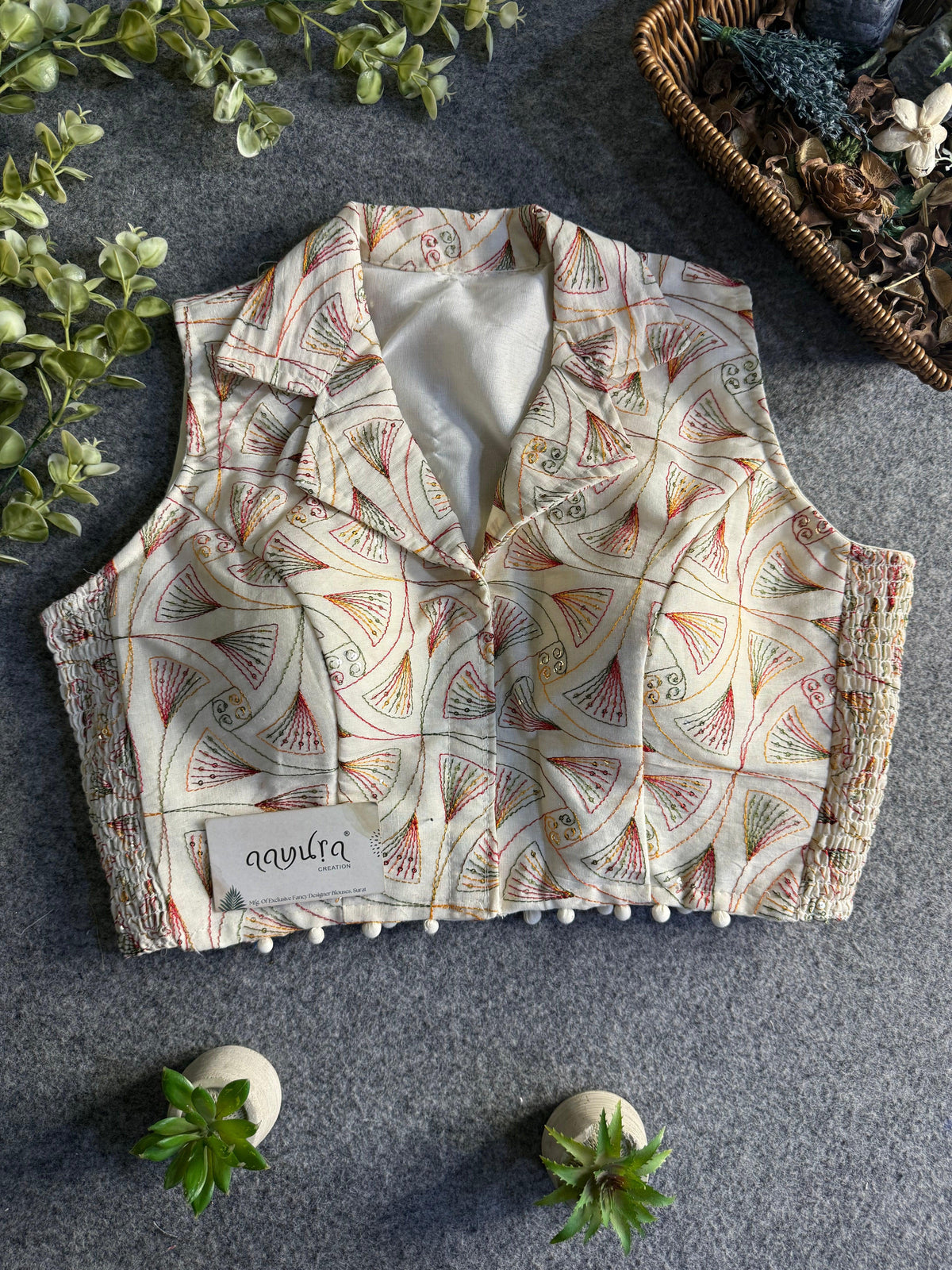 FlexiFit Cotton Designer Blouse