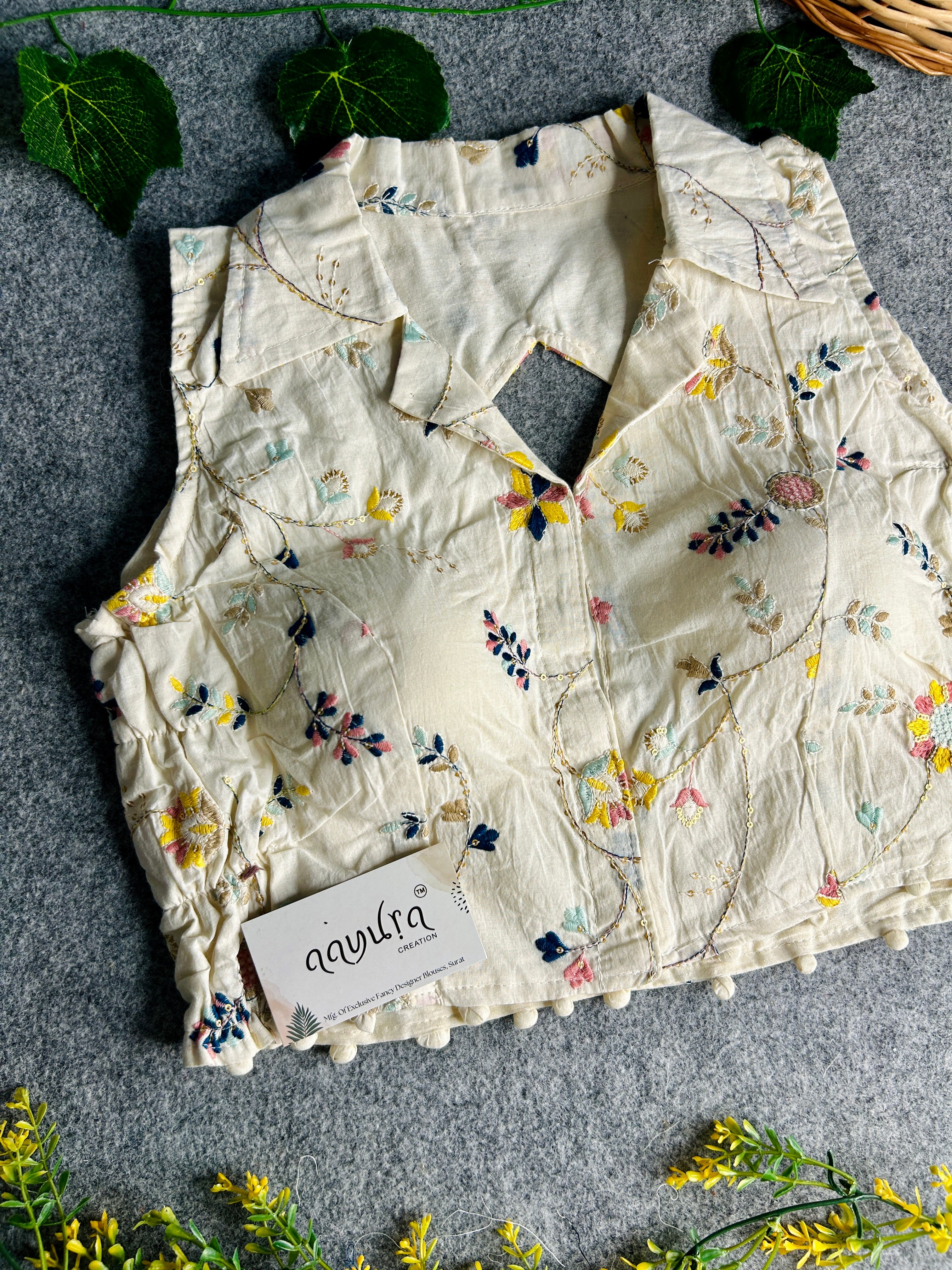 Khadi Stretchable Blouse