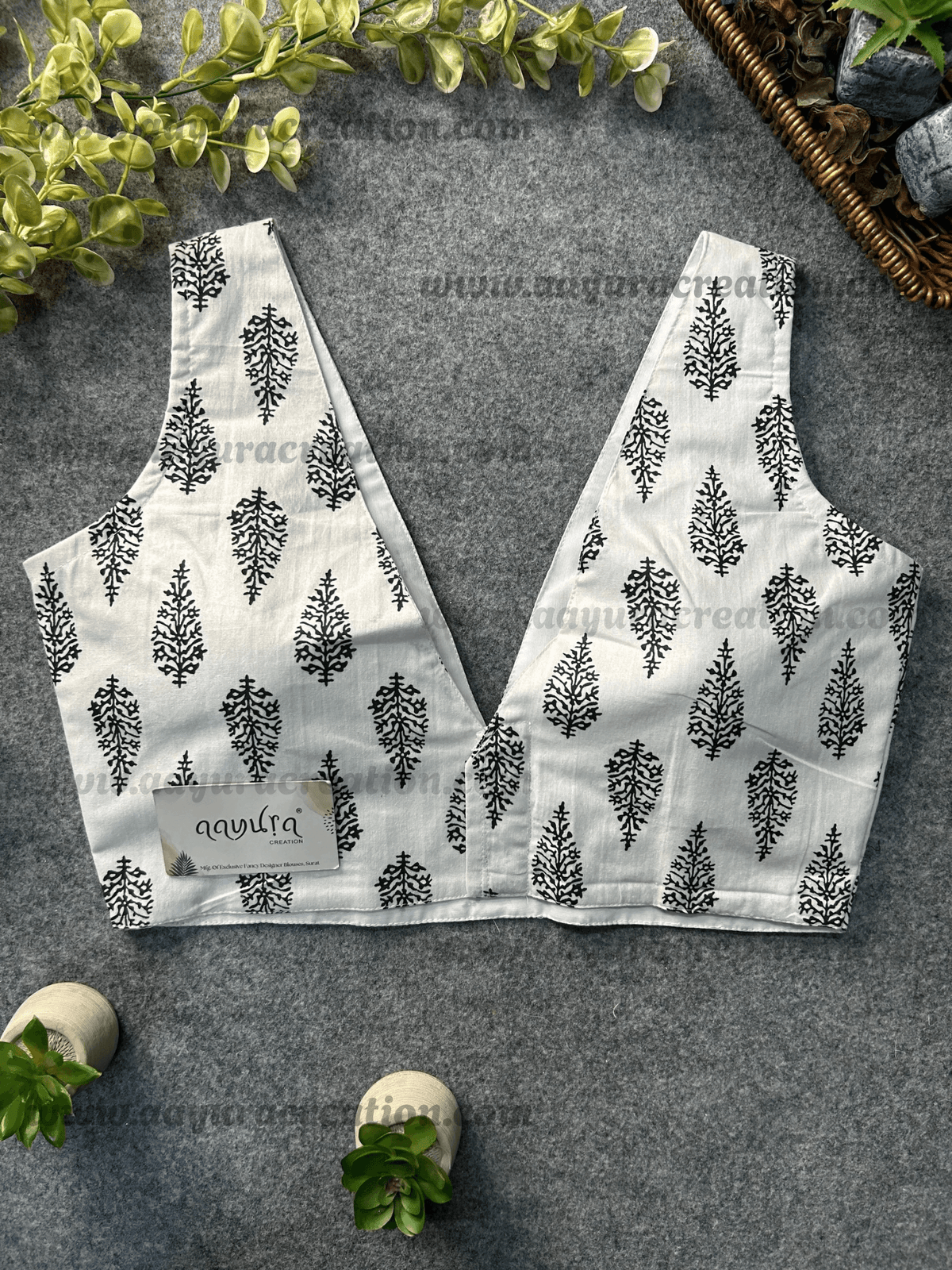 V Neck Cotton