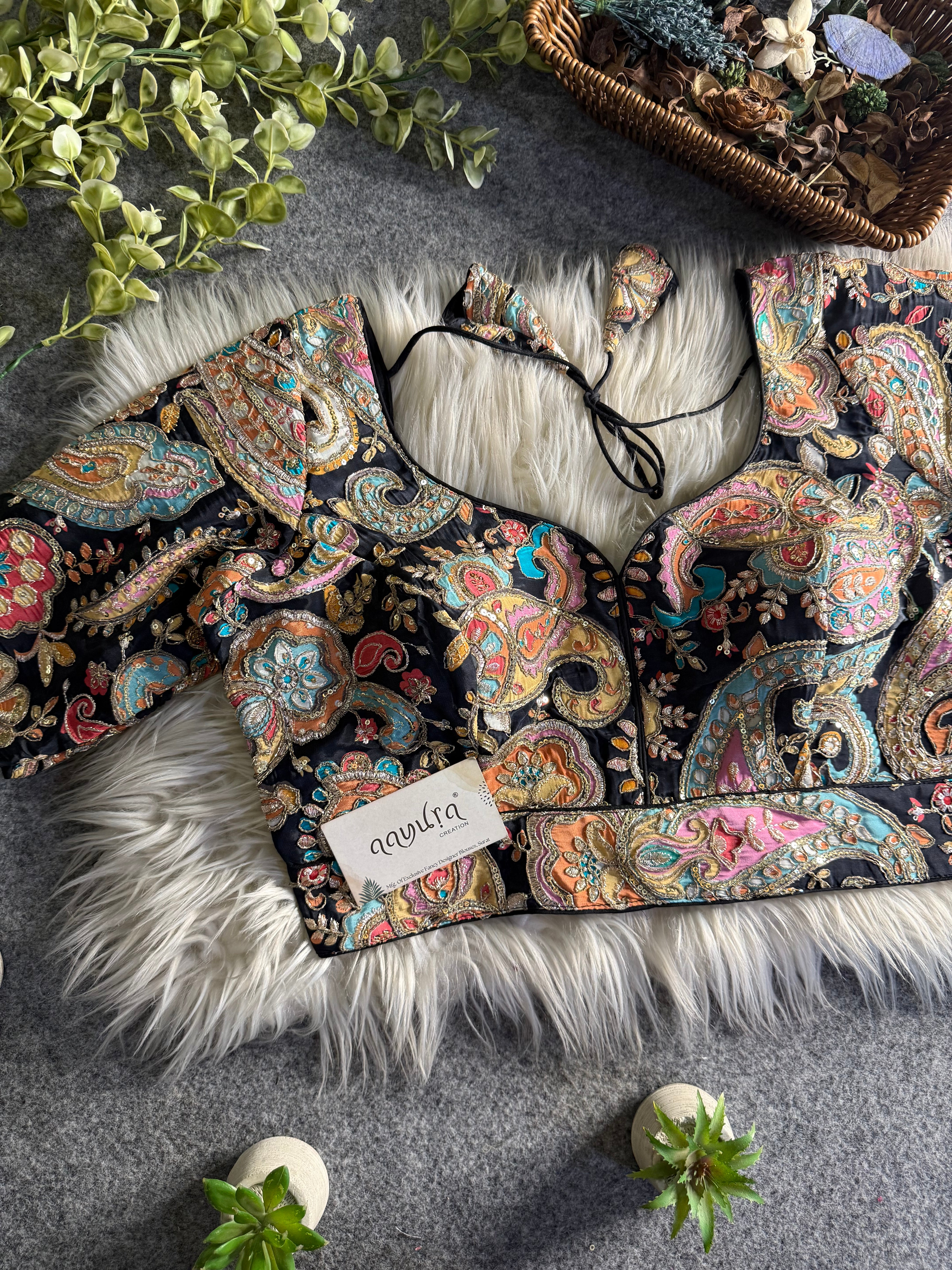 Elbow Sleeves Position Work Blouse