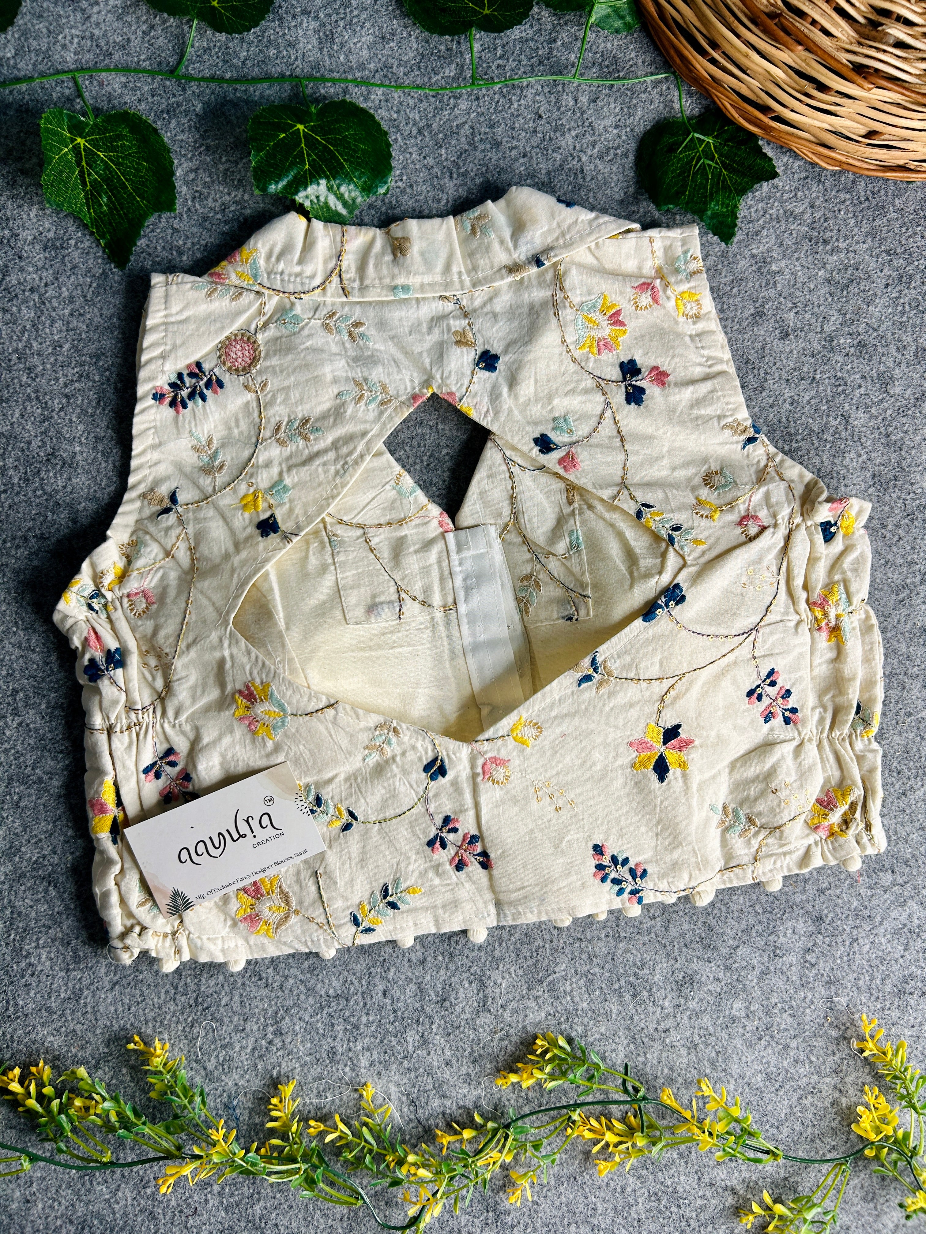 Khadi Stretchable Blouse