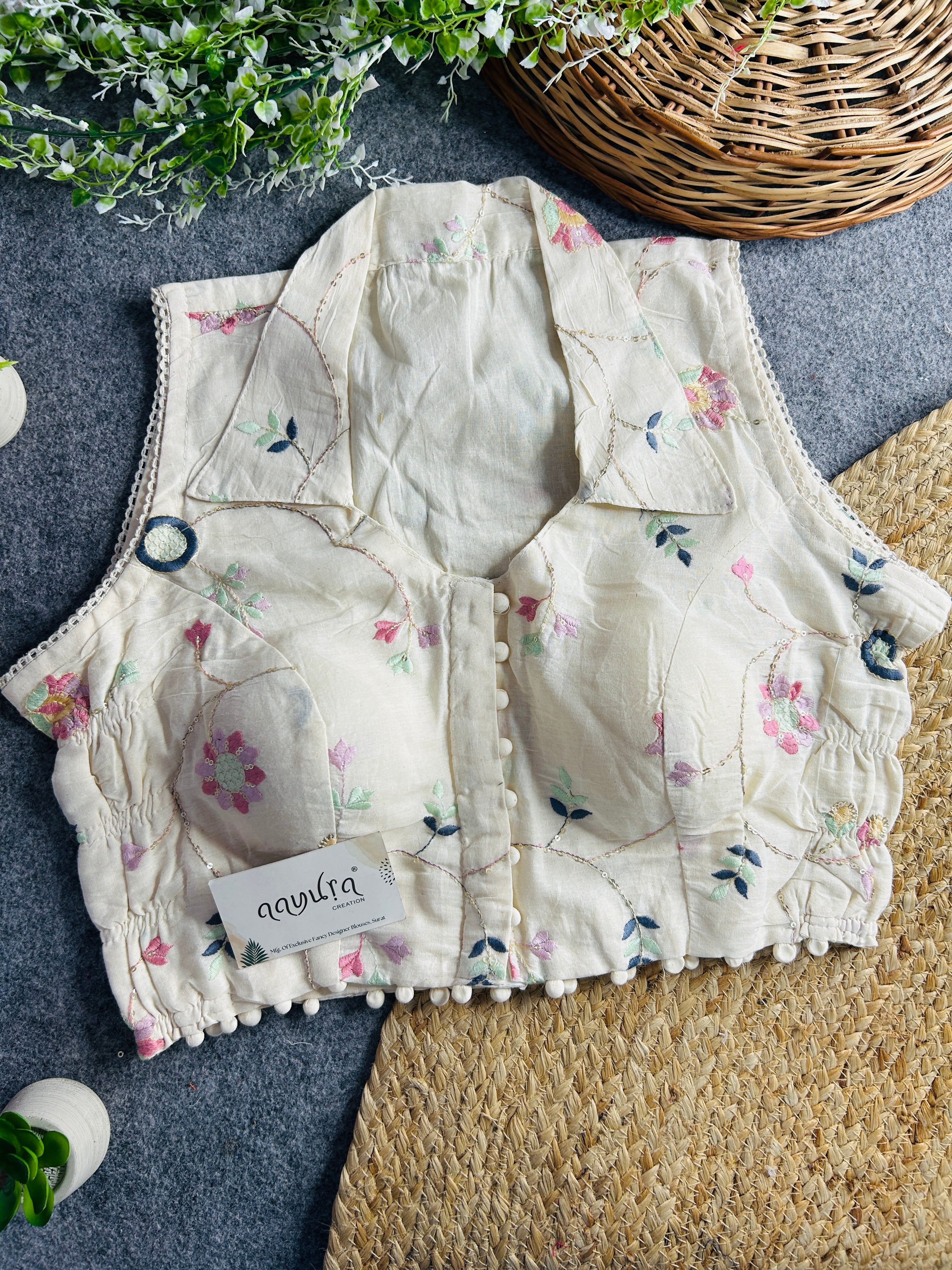 Khadi Stretchable Blouse