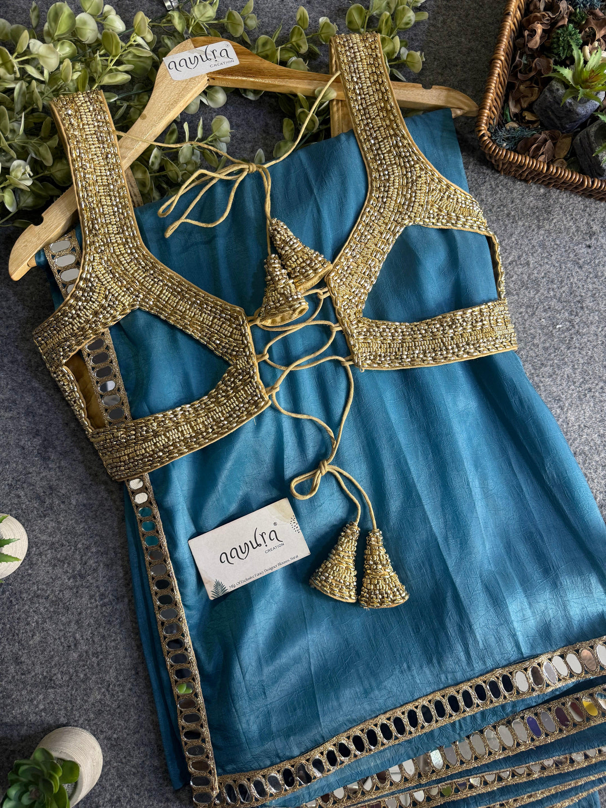 Royal Handwork Silk Ensemble
