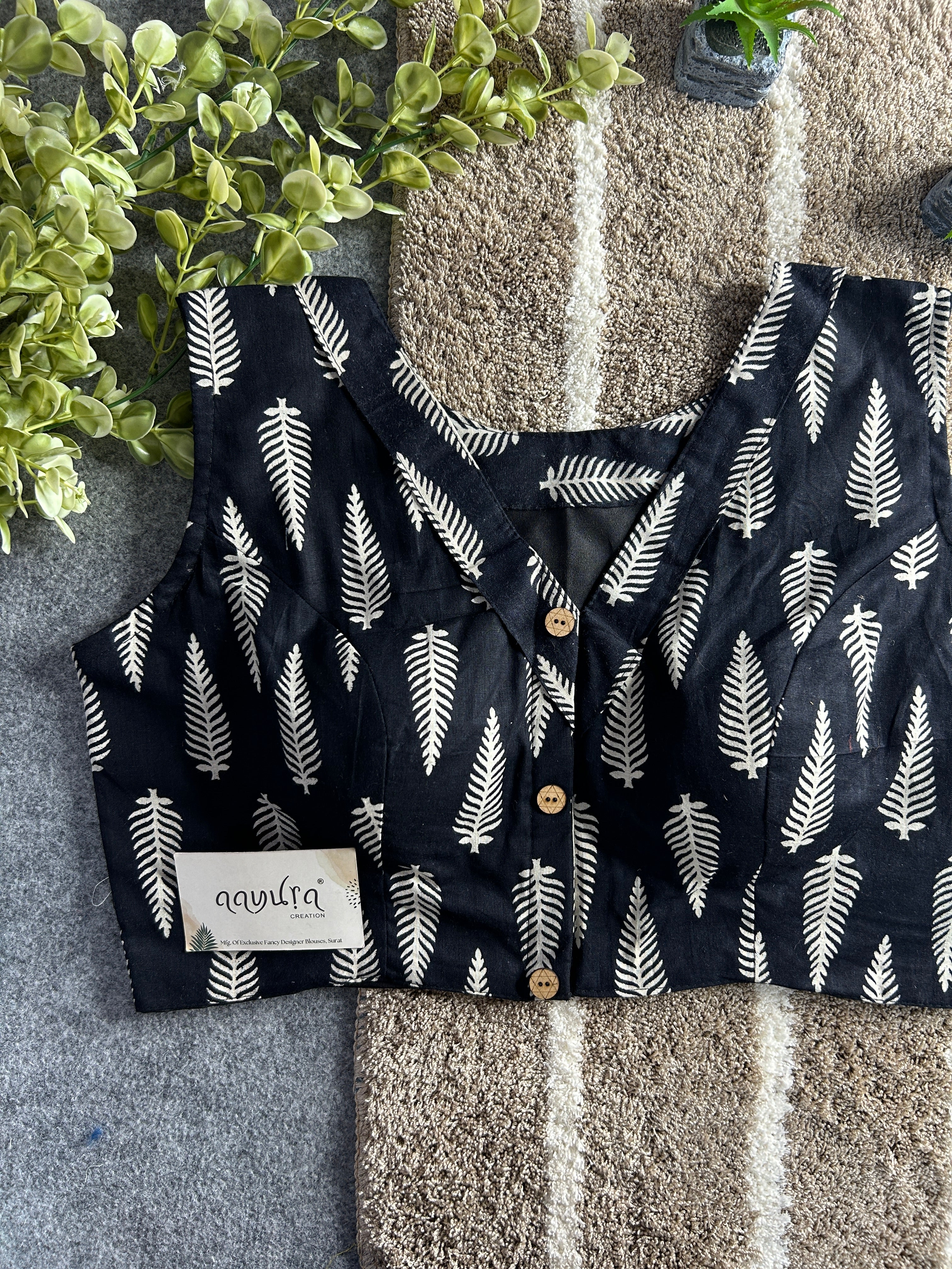 Cotton Coller Blouse