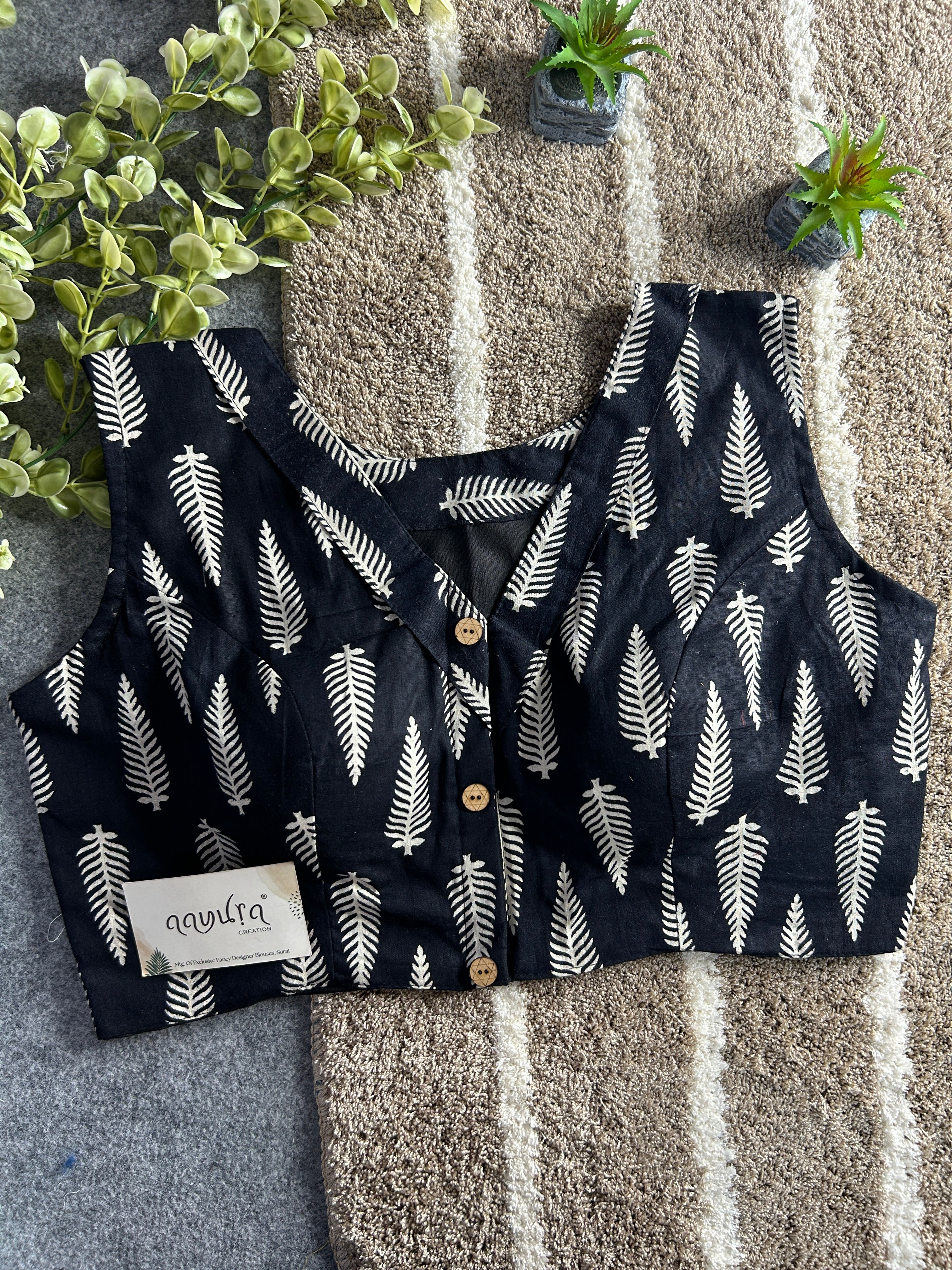 Cotton Coller Blouse