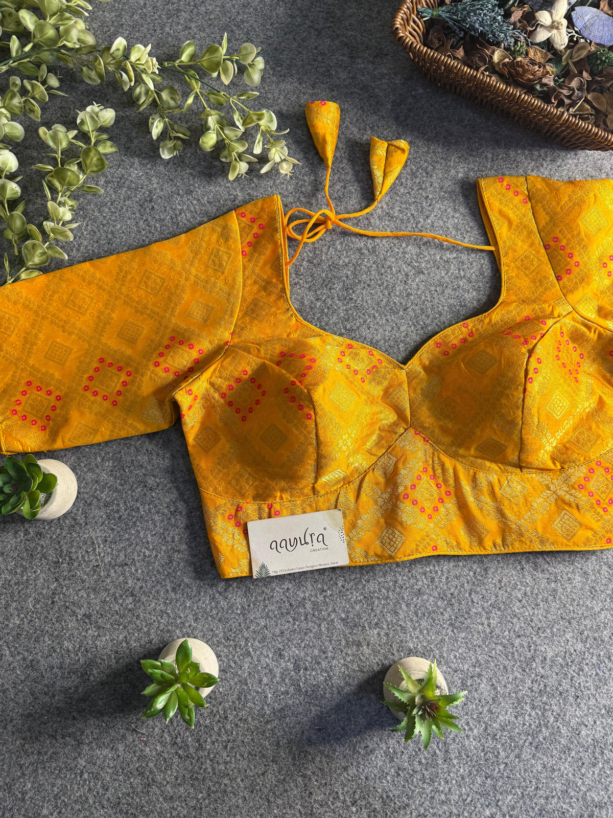 Sunehri Aura Blouse