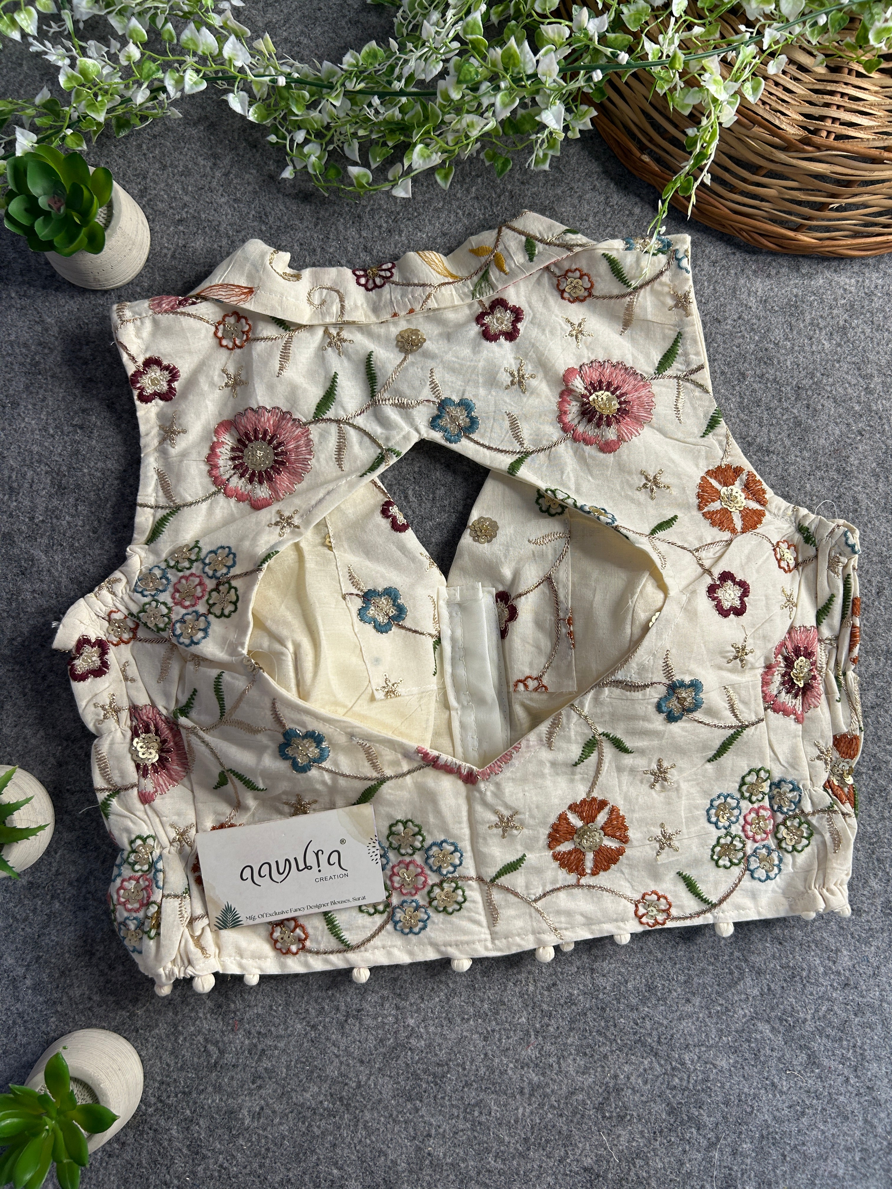 Khadi Stretchable Blouse