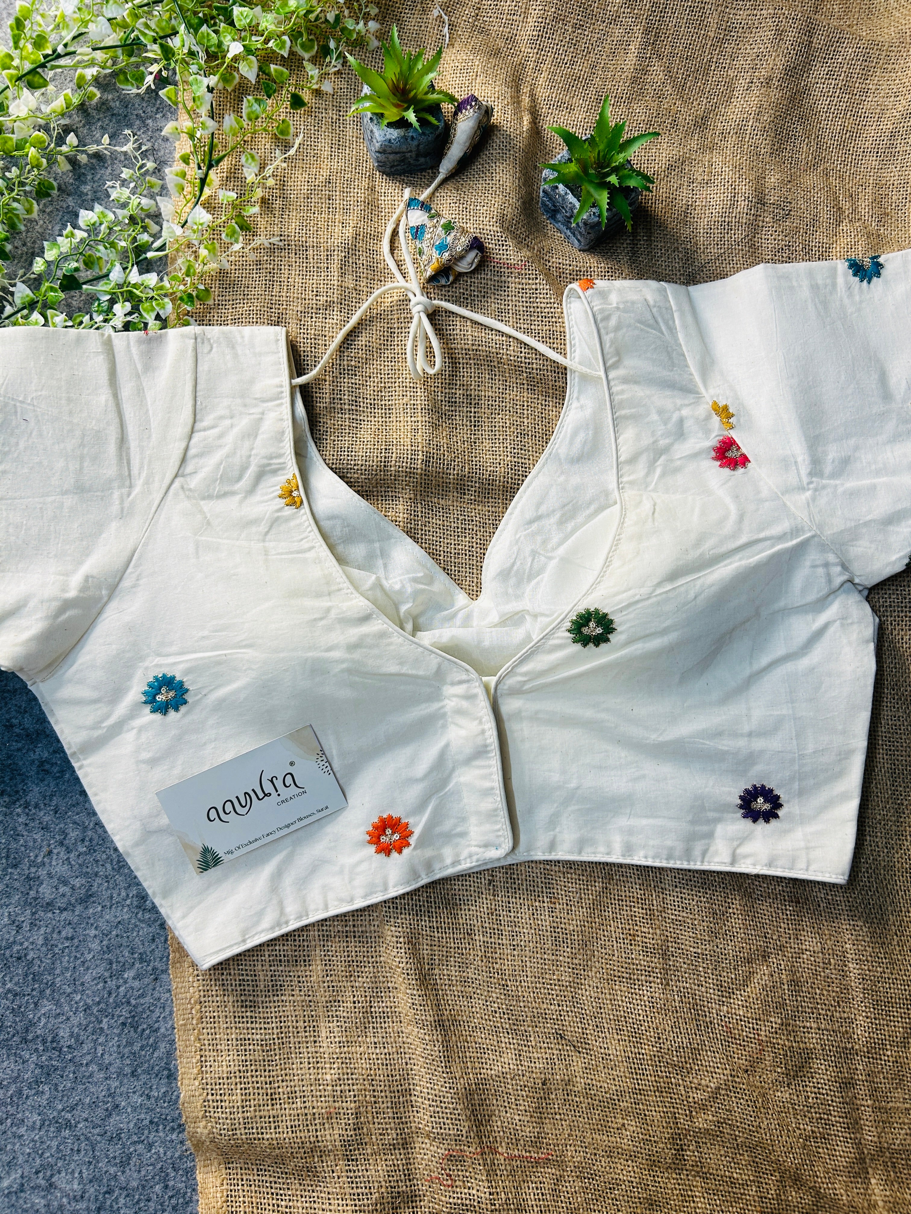 Embroidery Cotton Blouse